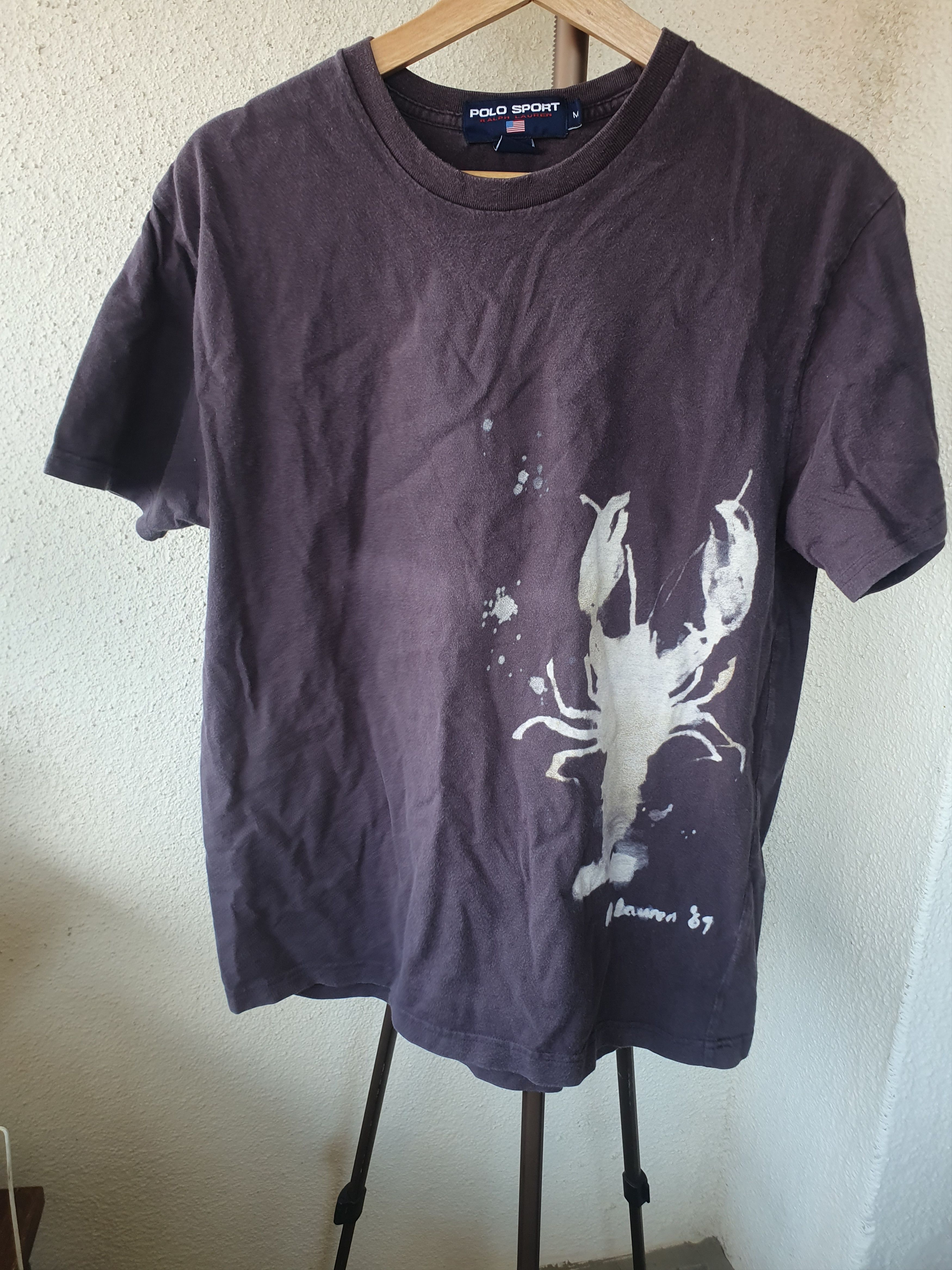 Polo Ralph Lauren Polo Sport Ralph Lauren Vtg Lobster print t-shirt sz M Size US M / EU 48-50 / 2 - 6 Thumbnail