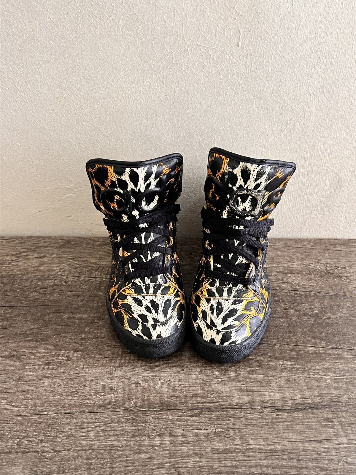 Adidas × Jeremy Scott Js Instinct High Leopard Print Size US 6.5 / IT 36.5 - 5 Thumbnail
