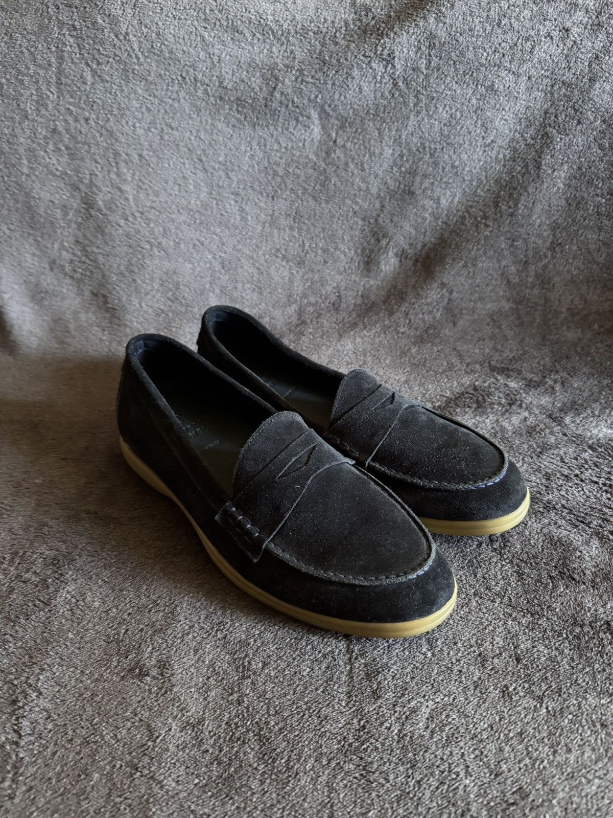 Brunello Cucinelli Brunello cucinelli suede navy loafers Size US 8.5 / EU 41-42 - 4 Thumbnail