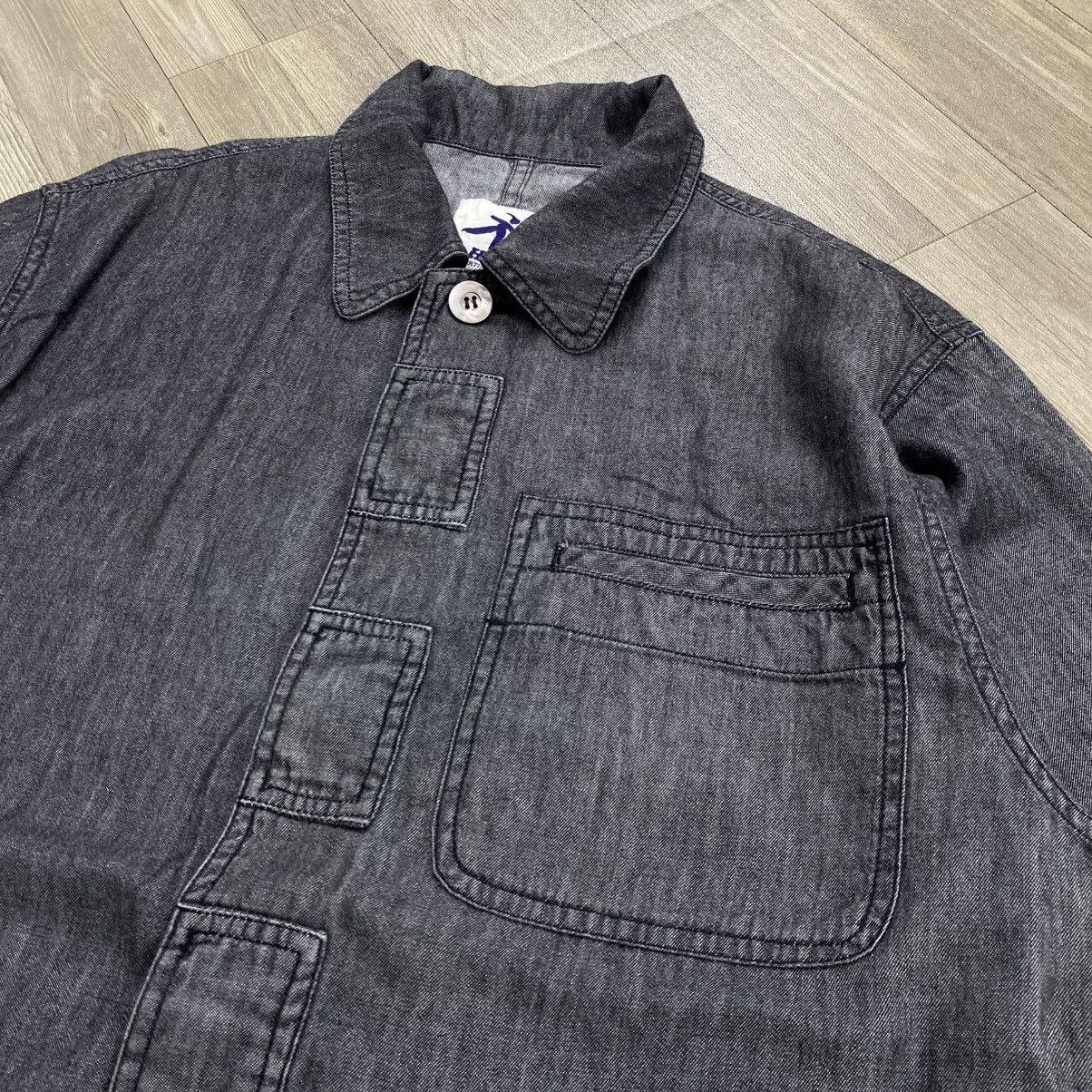 Hai Sporting Gear Vintage Hai Sporting Gear Issey Miyake Soft Denim Jacket Size US L / EU 52-54 / 3 - 3 Thumbnail