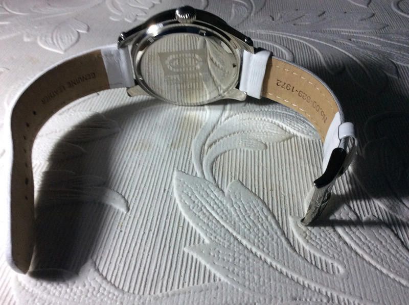 Marc Ecko Marc Ecko - Men's Watch white leather strap watch Size ONE SIZE - 6 Thumbnail
