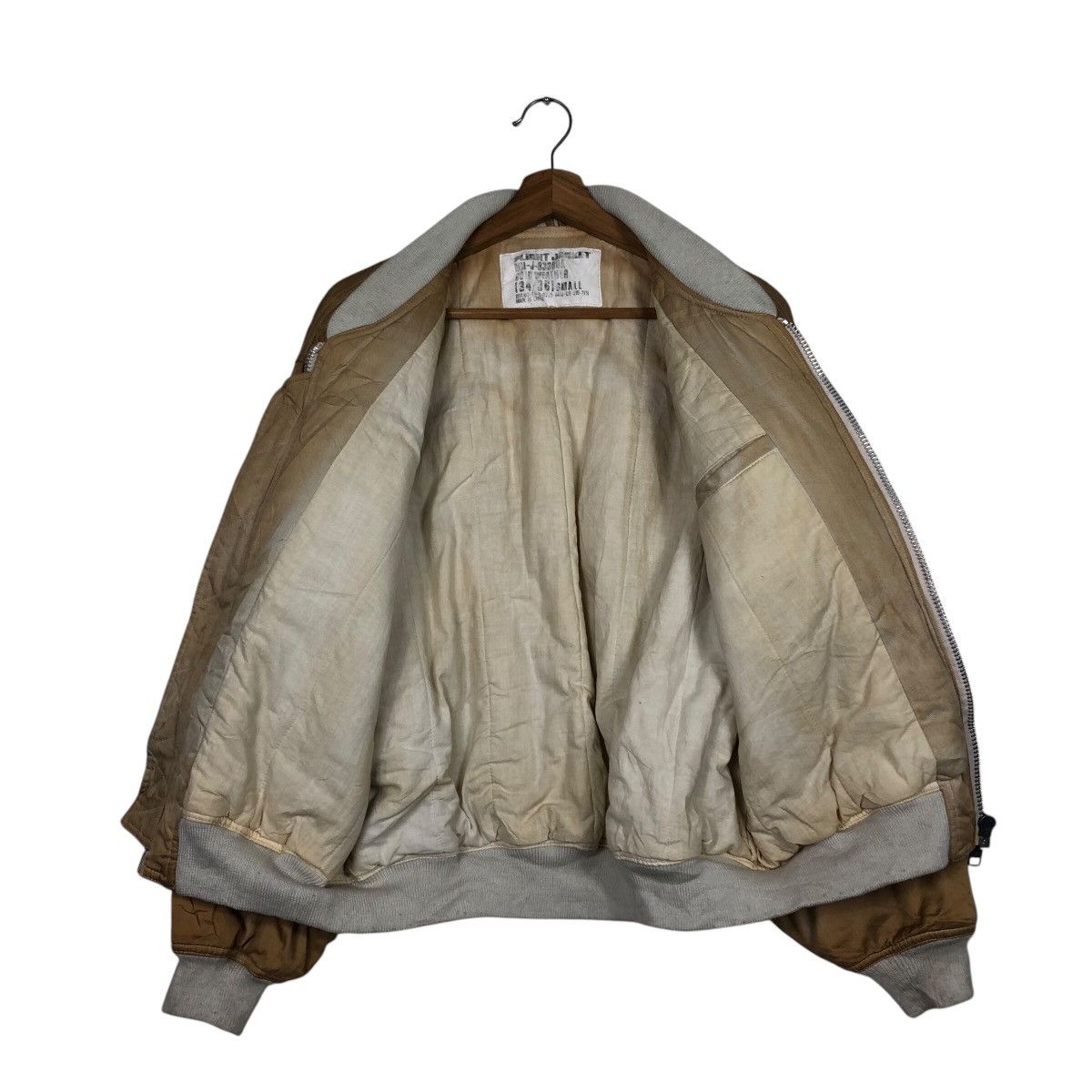 Japanese Brand 📌Vintage Flight Bomber Jacket Parachute Military Us Army Size US S / EU 44-46 / 1 - 14 Thumbnail