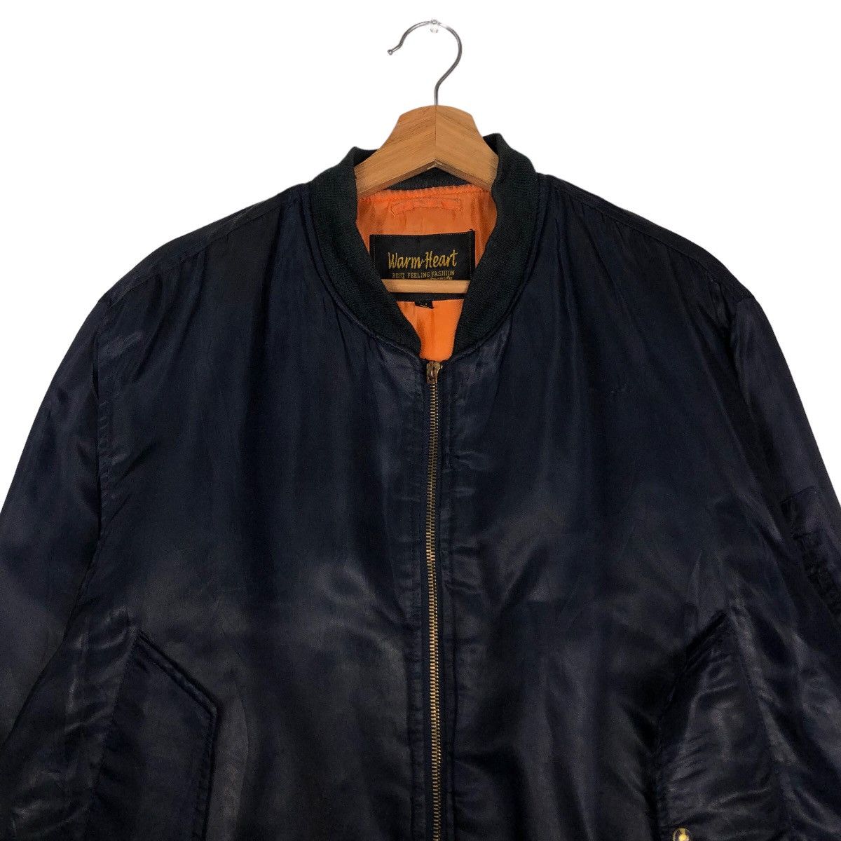 Japanese Brand 🔥RIOT RIOT WARM HEART VINTAGE BOMBER JACKET NYLON Size US M / EU 48-50 / 2 - 3 Thumbnail