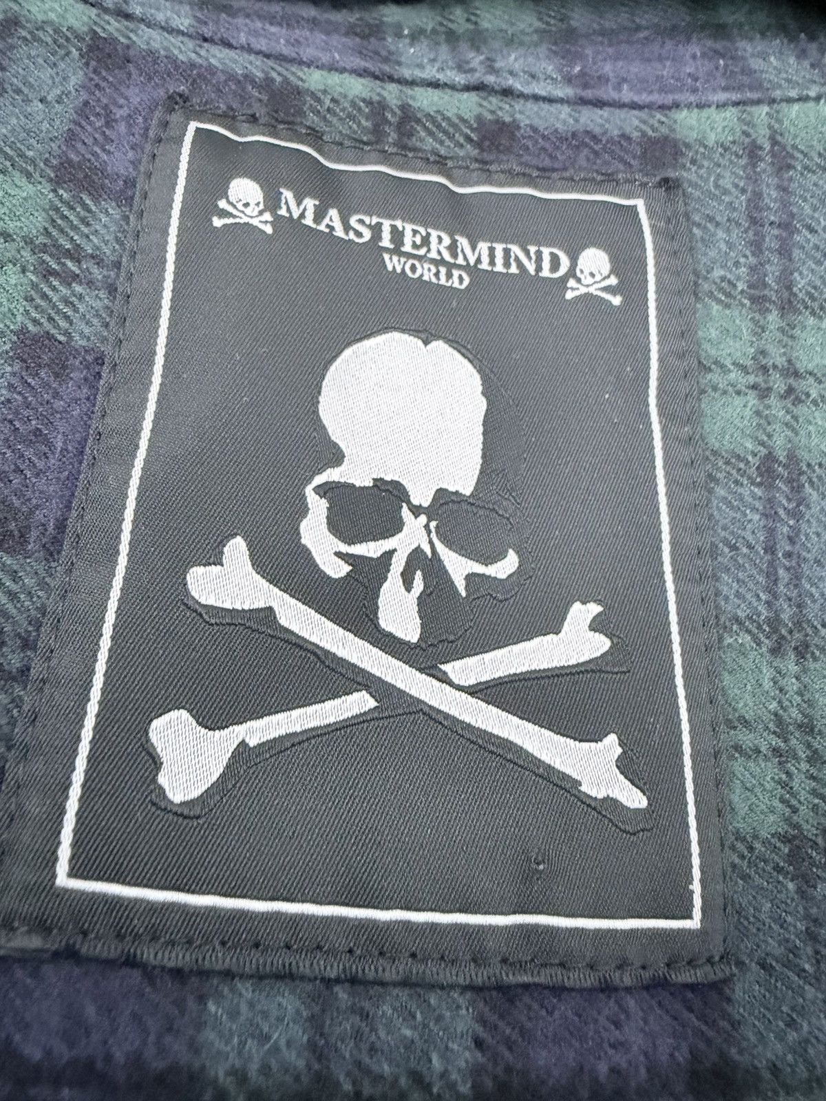 Mastermind World reversible distressed flannel Size US L / EU 52-54 / 3 - 7 Thumbnail