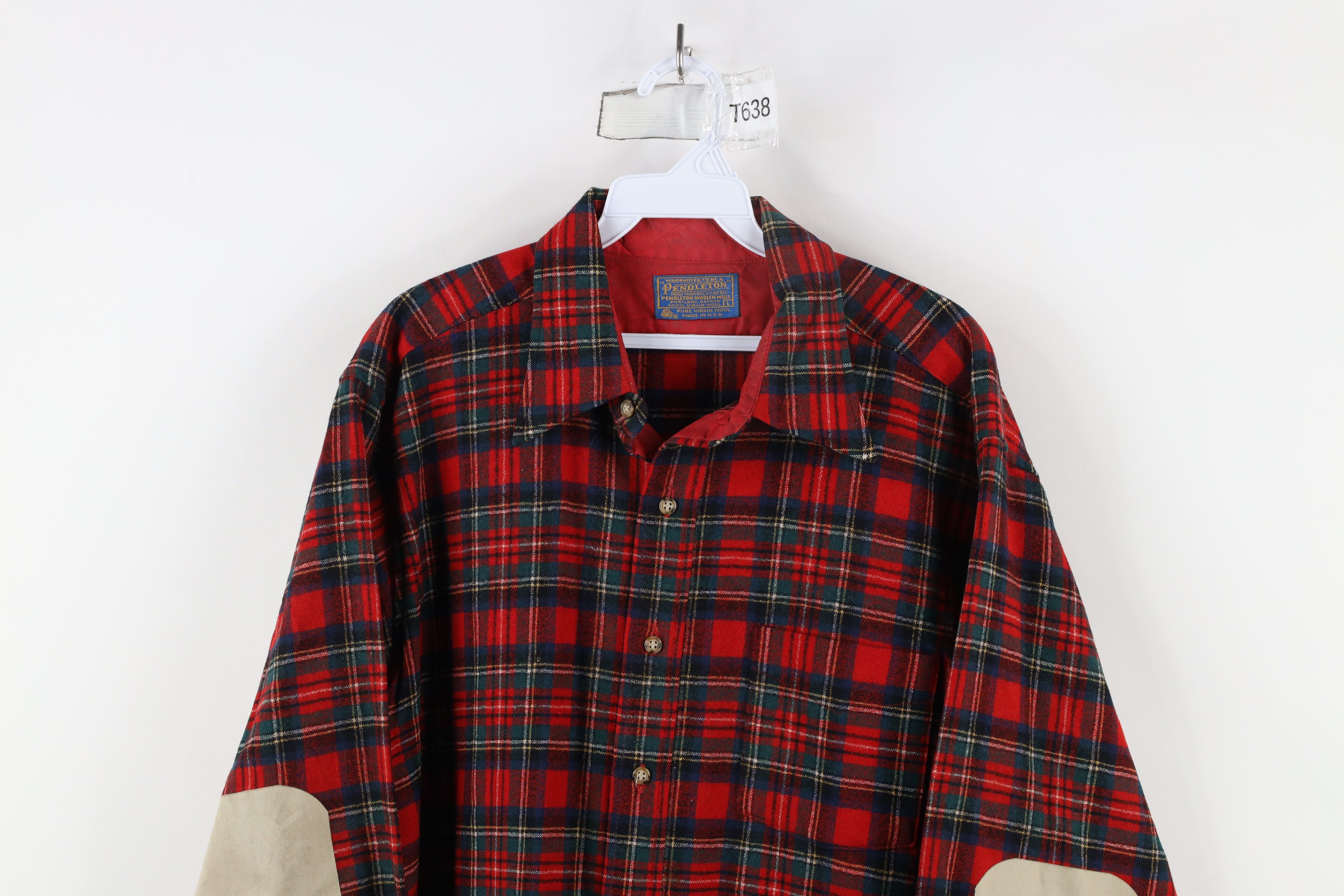 Pendleton × Vintage Vintage 70s Pendleton Edward Stewart Tartan Plaid Wool Shirt Size US M / EU 48-50 / 2 - 2 Thumbnail