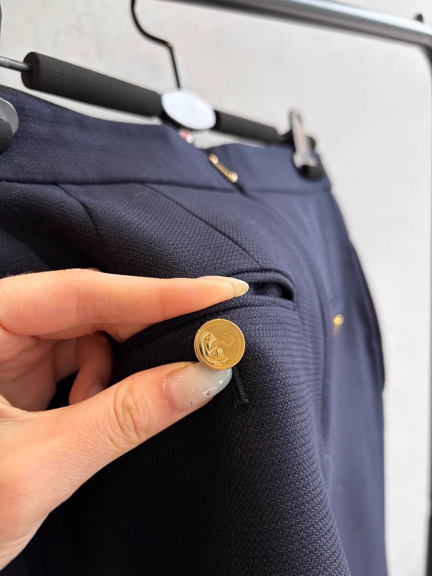 Thom Browne Thom Browne deep navy wool skirt deadstock 42 Size 28" / US 6 / IT 42 - 3 Thumbnail