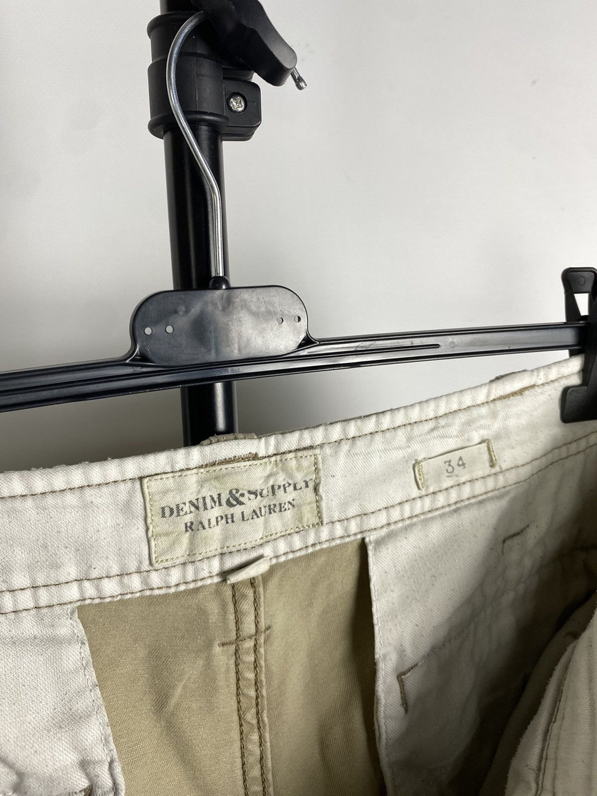 Polo Ralph Lauren × Vintage Vintage 00s Y2K Baggy Polo Ralph Lauren Skater Cargo Shorts! Size US 34 / EU 50 - 9 Thumbnail