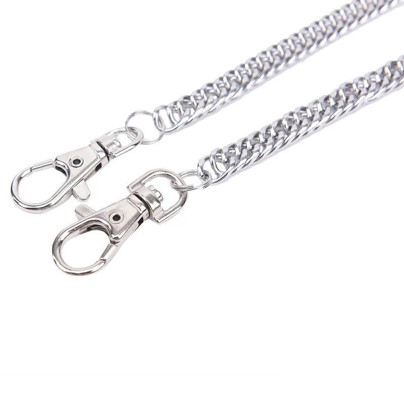 Vintage Retro Silver Wallet Jeans Chain Size ONE SIZE - 5 Thumbnail