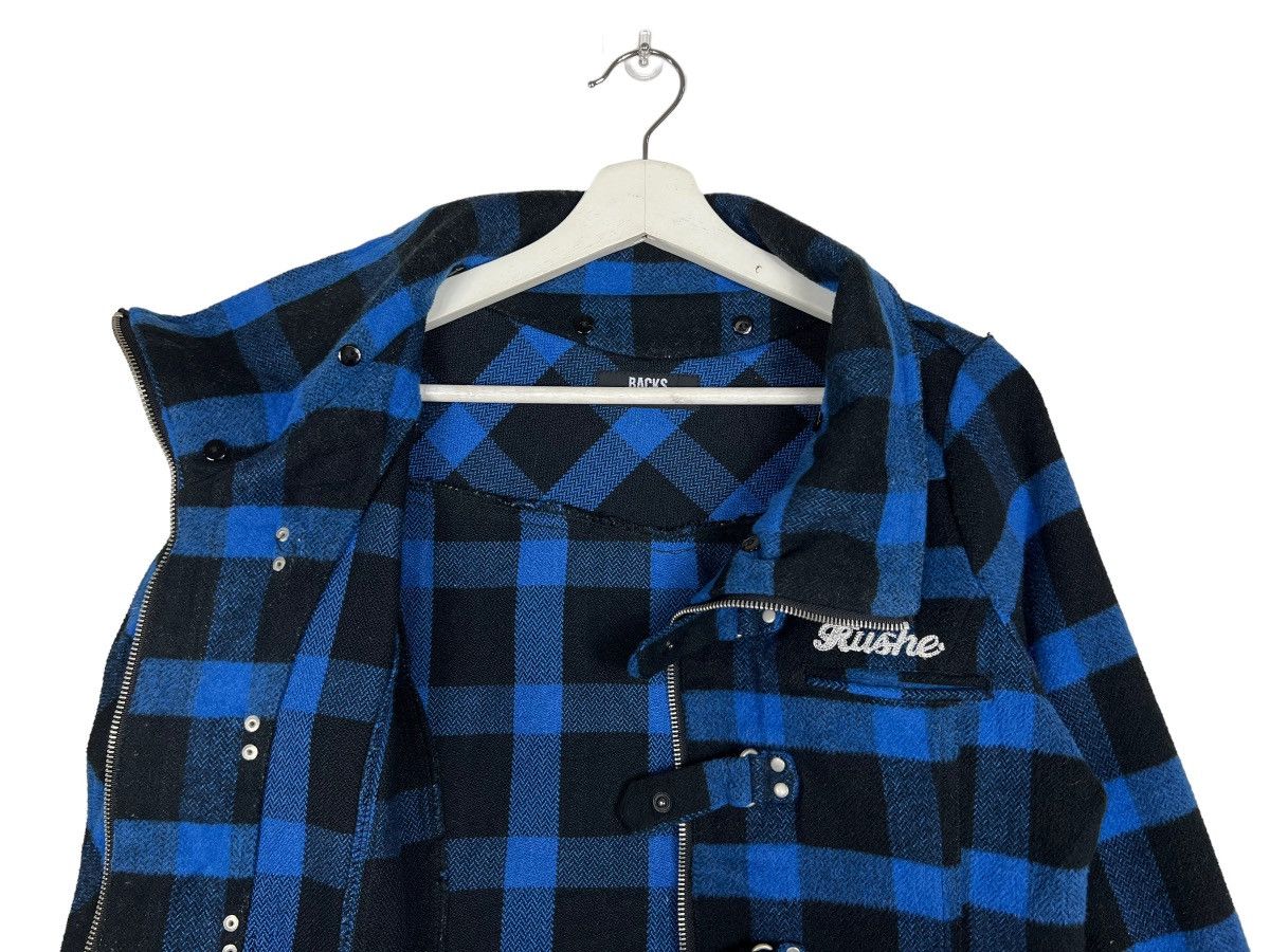 Japanese Brand 🔥 BACKS SEVEN LOVELESS BLACK PLAID WOOL NAPOLEON JACKET Size US S / EU 44-46 / 1 - 10 Thumbnail