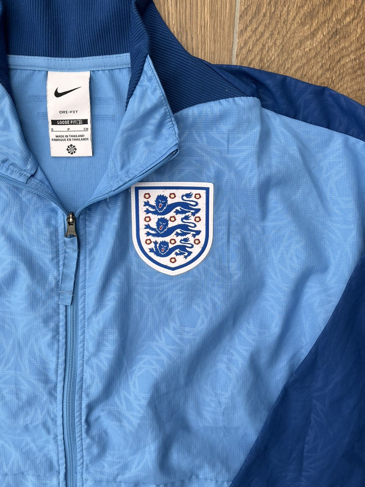Nike Nike England Trainingsjacke | S | Babyblau & Dunkelblau Size US S / EU 44-46 / 1 - 3 Thumbnail