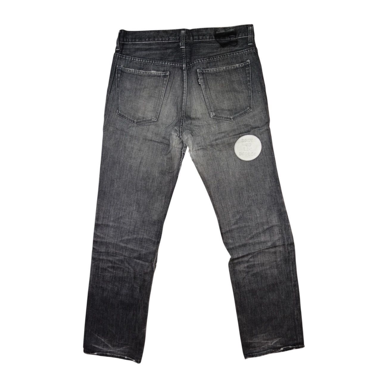 Number (N)ine Nimber Nine AW04 “Given Peace a Chance” Patchwork Denim Size US 36 / EU 52 - 2 Thumbnail