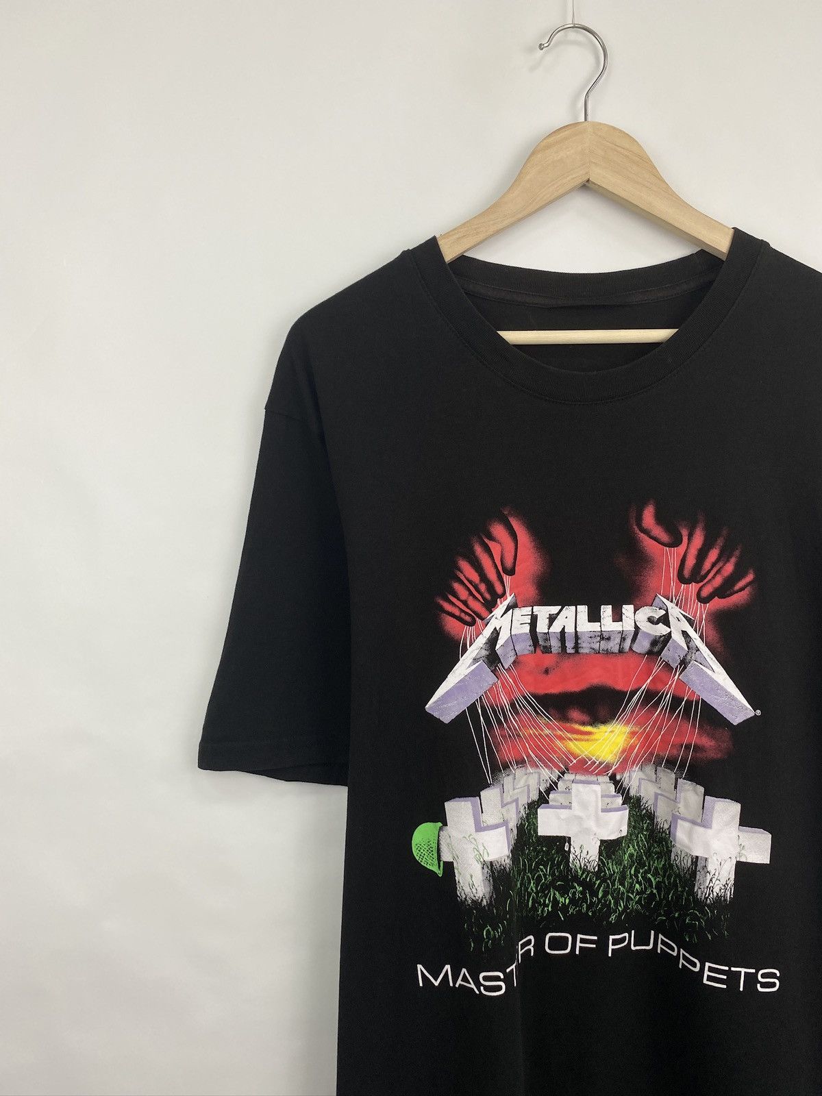 Metallica 🇺🇸 Vintage Metallica Master Of Puppets Rare Retro t-shirt Y2K Size US XL / EU 56 / 4 - 2 Thumbnail