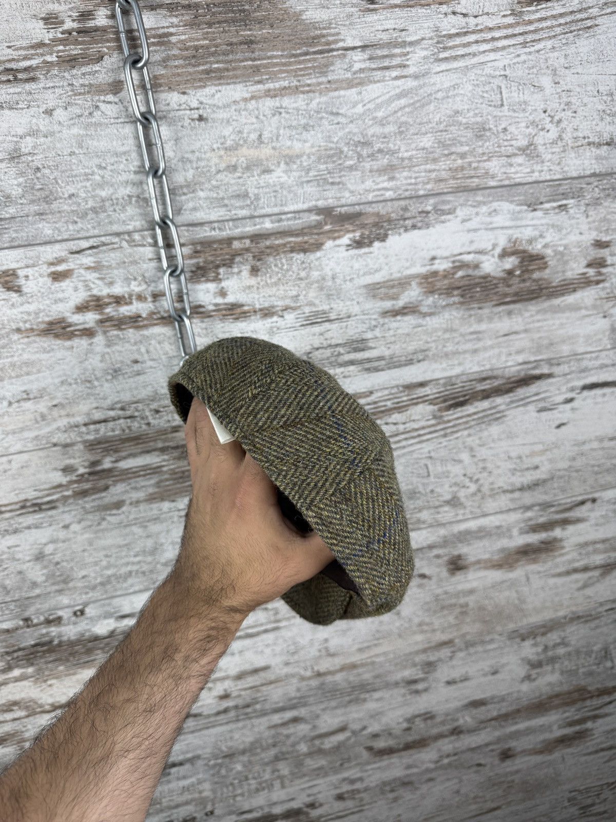 Harris Tweed Mens vintage Harris Tweed cap hats berets wool Size ONE SIZE - 4 Thumbnail
