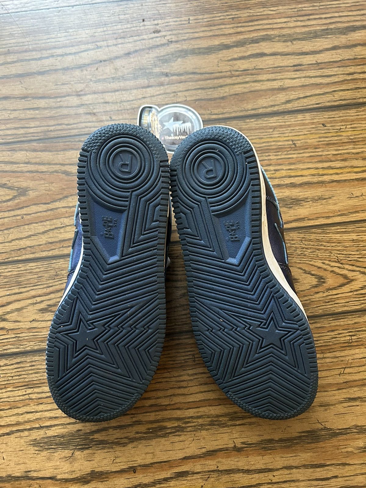Bape Bape OG Navy Glitter Bapestas 8 Size US 8 / EU 41 - 7 Thumbnail