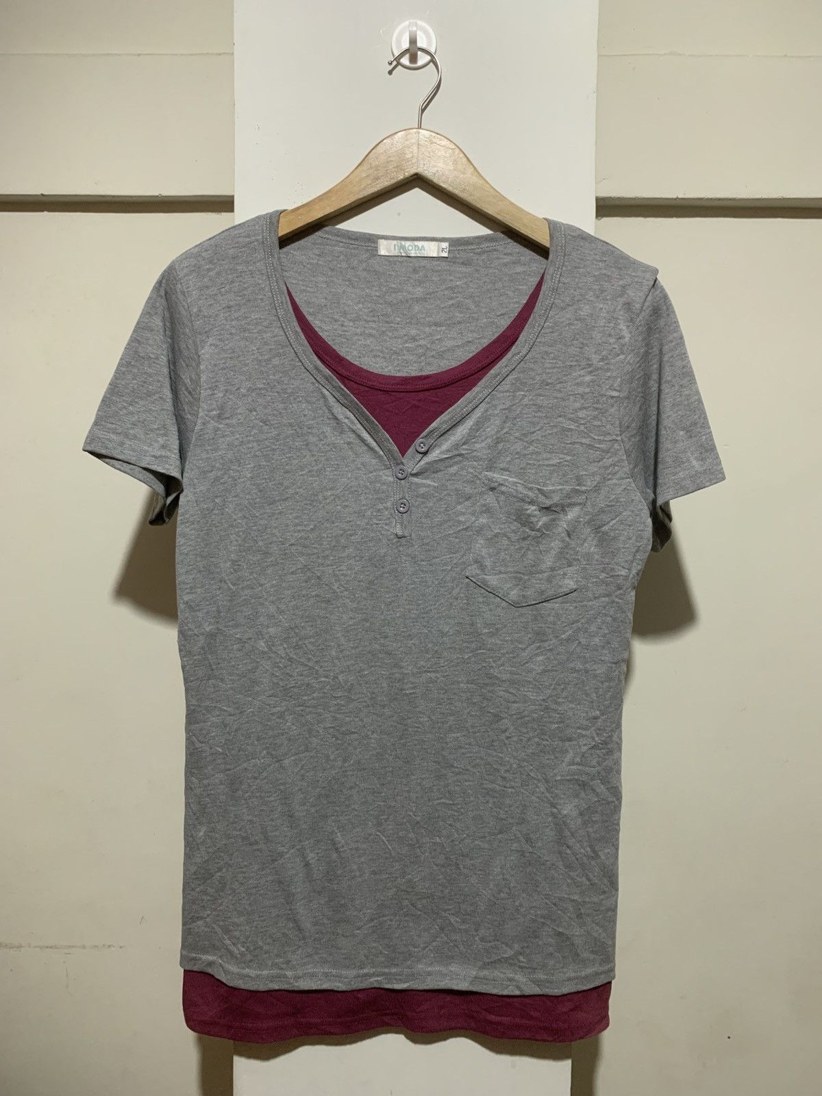 14th Addiction Japanese I Moda Double Layer Tee Shirt Size US XL / EU 56 / 4 - 1 Thumbnail