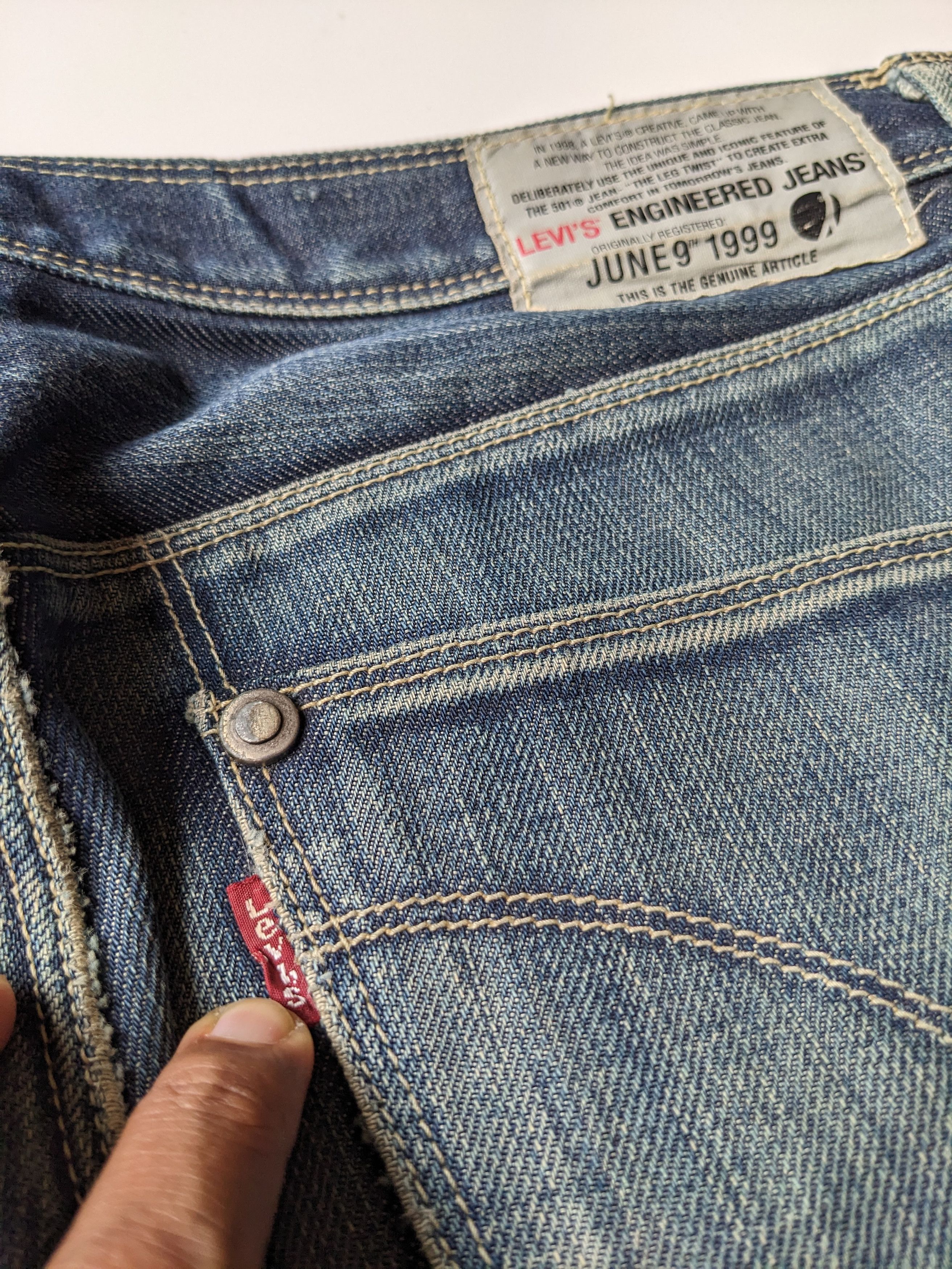 Levi's Vintage Clothing Levis Engineered Jeans twisted leg Size US 35 - 5 Thumbnail