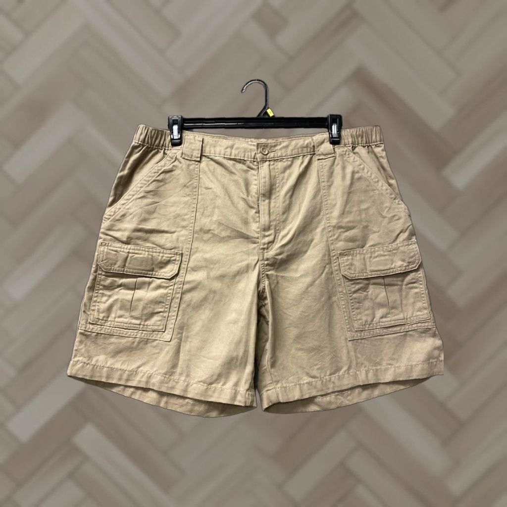 Savane Savane cargo hiking shorts Men's 40x10 Tan Comfort waist cotton Outdoor /130-4 Size US 40 / EU 56 - 1 Thumbnail