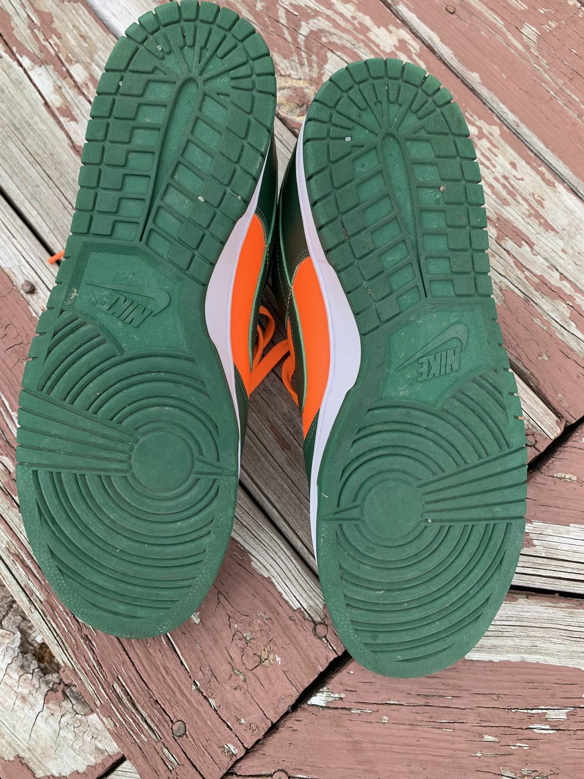 Nike Nike “Miami Hurricanes” Dunks Size US 12 / EU 45 - 5 Thumbnail