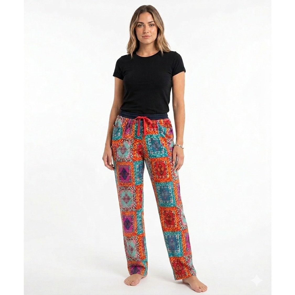 Other Josie Natori colorful floral pajama lounge pants Size ONE SIZE - 1 Thumbnail