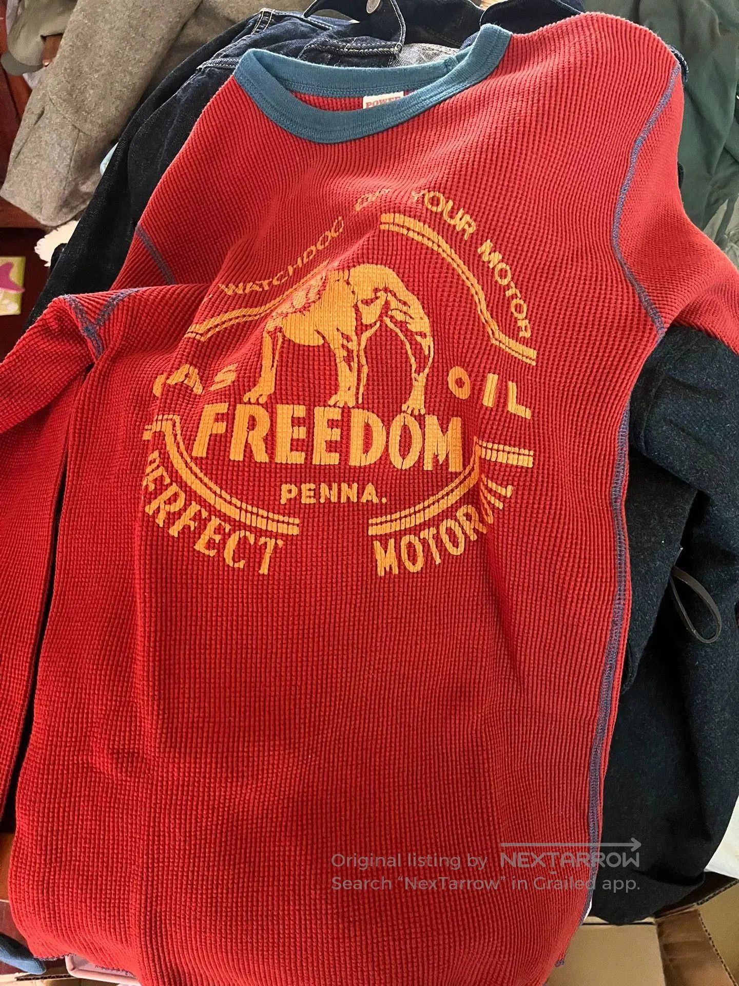 Freewheelers Freewheelers Waffle Knit Top Size M. Size US M / EU 48-50 / 2 - 1 Thumbnail