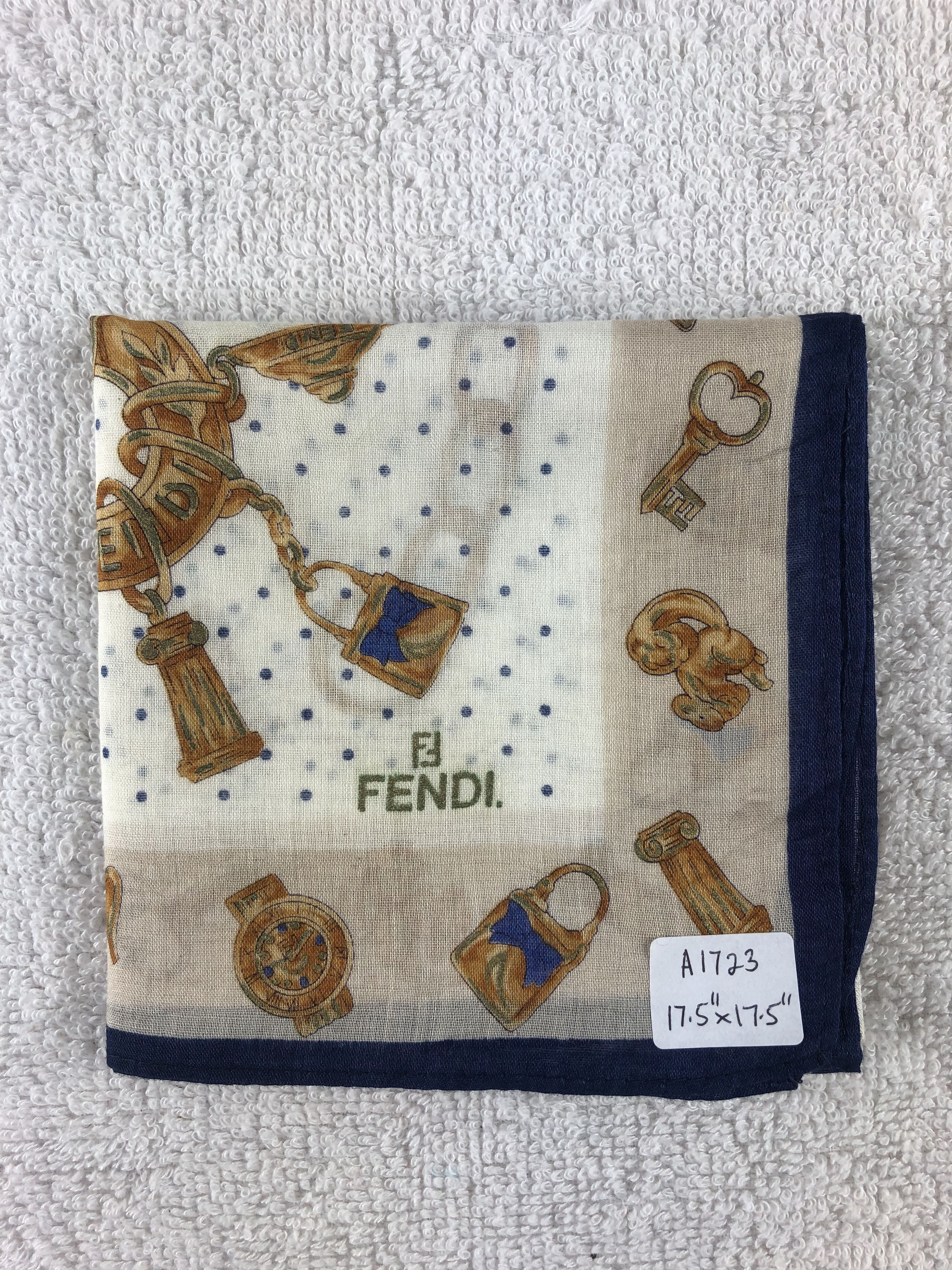 Vintage Fendi Handkerchief / Bandana / Neckerchief A1723 Size ONE SIZE - 6 Thumbnail
