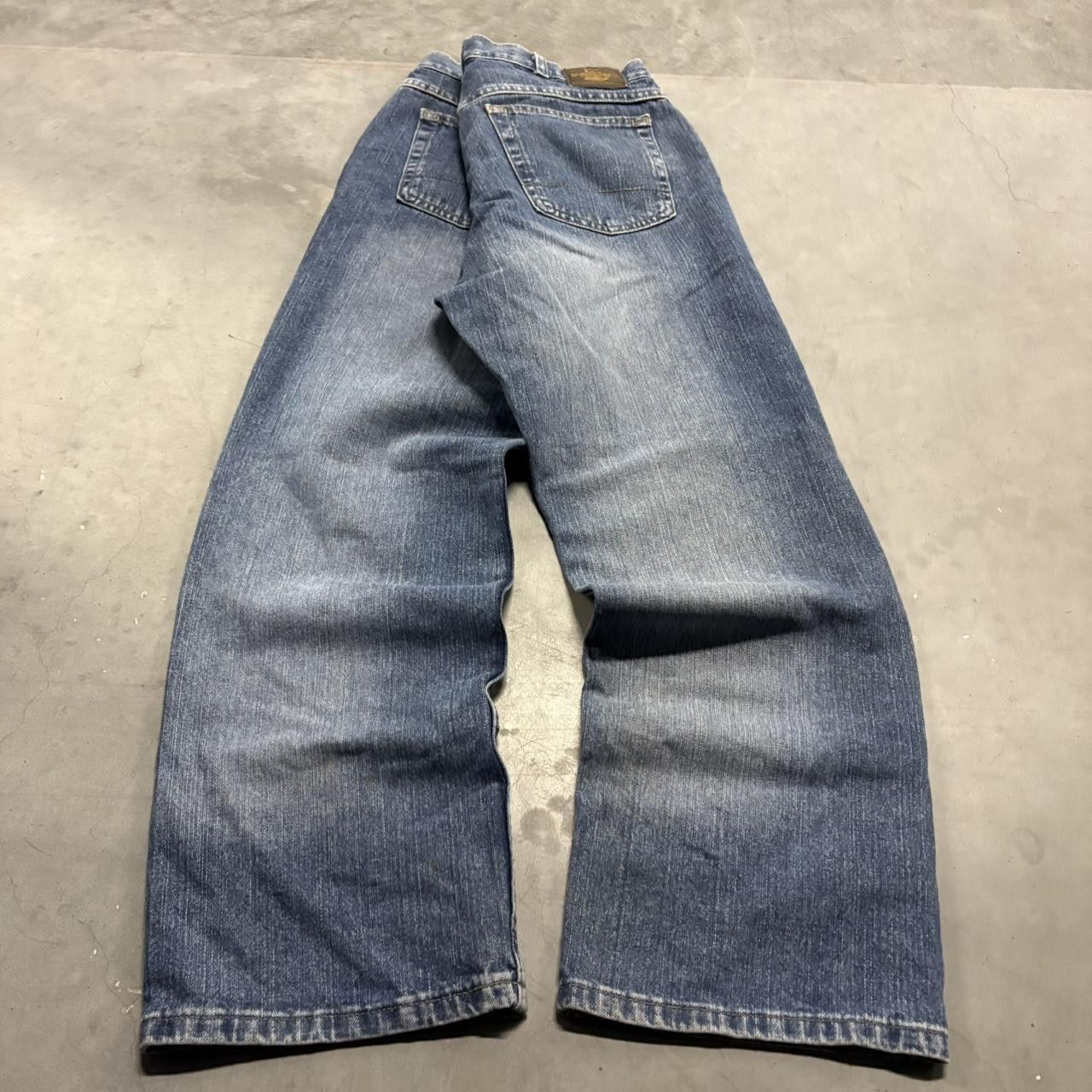 Vintage Crazy Vintage Y2K/2000s Baggy Medium Wash Retro Style Grunge Denim Jeans! Size US 34 / EU 50 - 6 Thumbnail