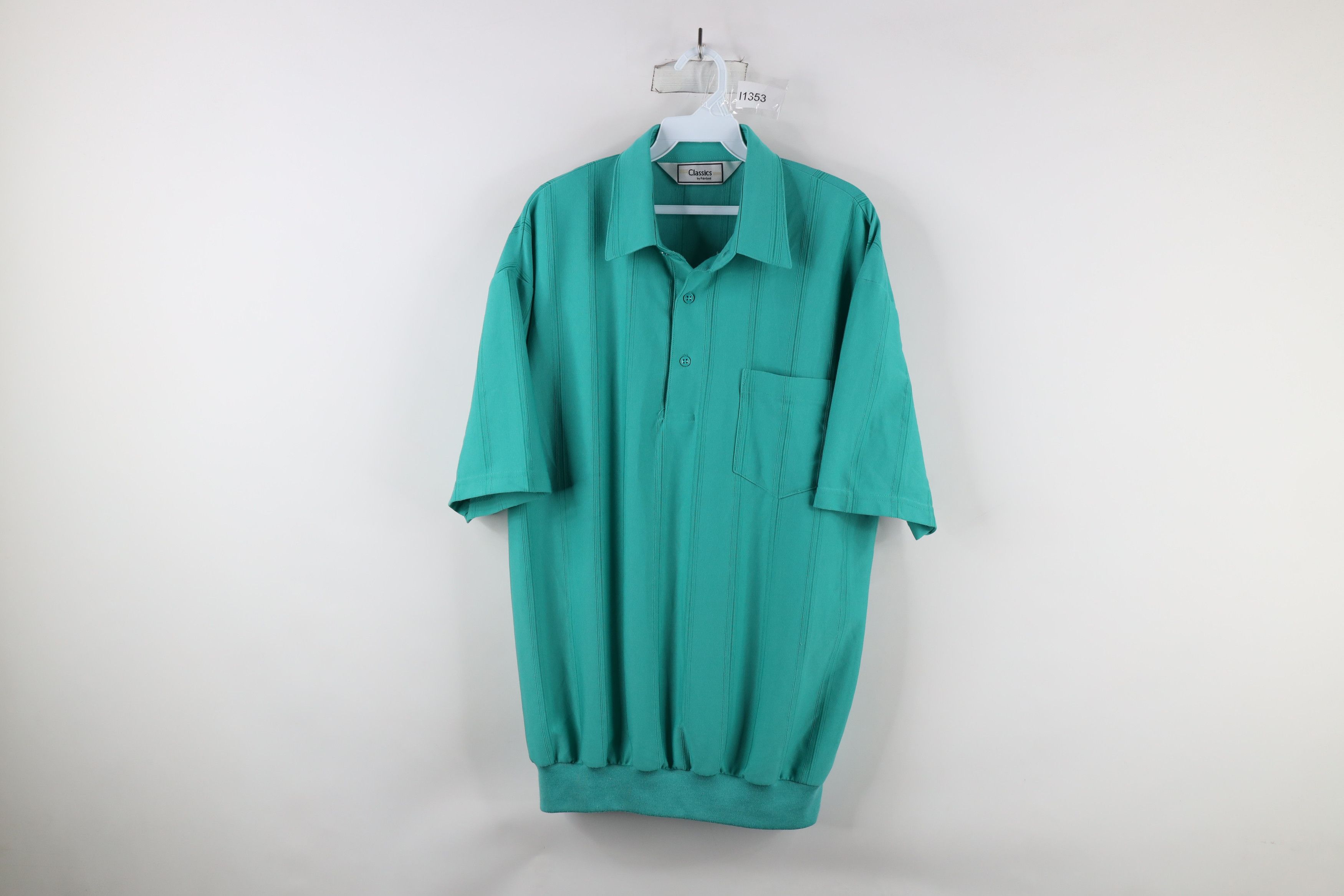 Vintage Vintage 90s Streetwear Knit Collared Pullover Polo Shirt Size US L / EU 52-54 / 3 - 1 Thumbnail