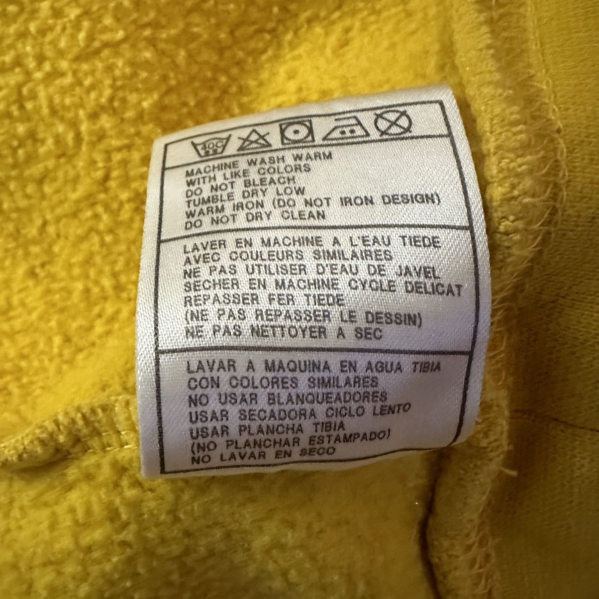 Nike × Vintage VTG Y2K Nike Crewneck Yellow Size US L / EU 52-54 / 3 - 3 Thumbnail