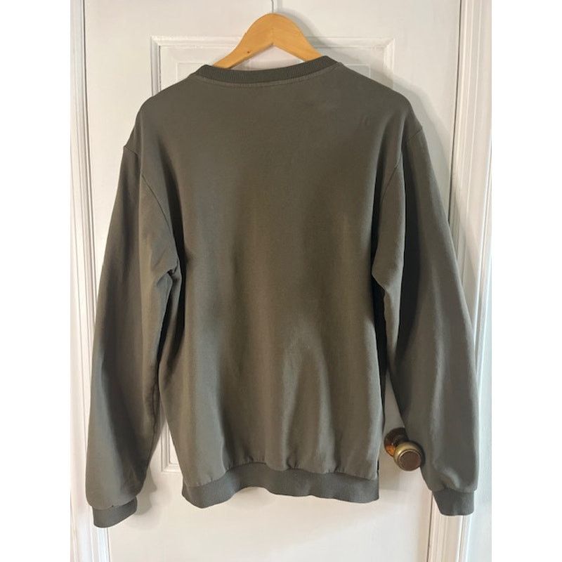 Moschino Moschino Underwear Oversized Tape Khaki Sweatshirt Size US XS / EU 42 / 0 - 5 Thumbnail