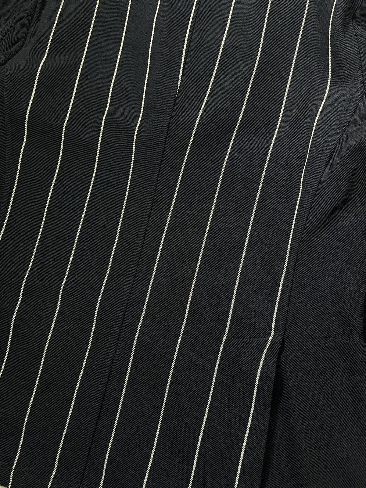 Hermes Vintage Hermès Striped Back Jacket Size XL / US 12-14 / IT 48-50 - 20 Thumbnail