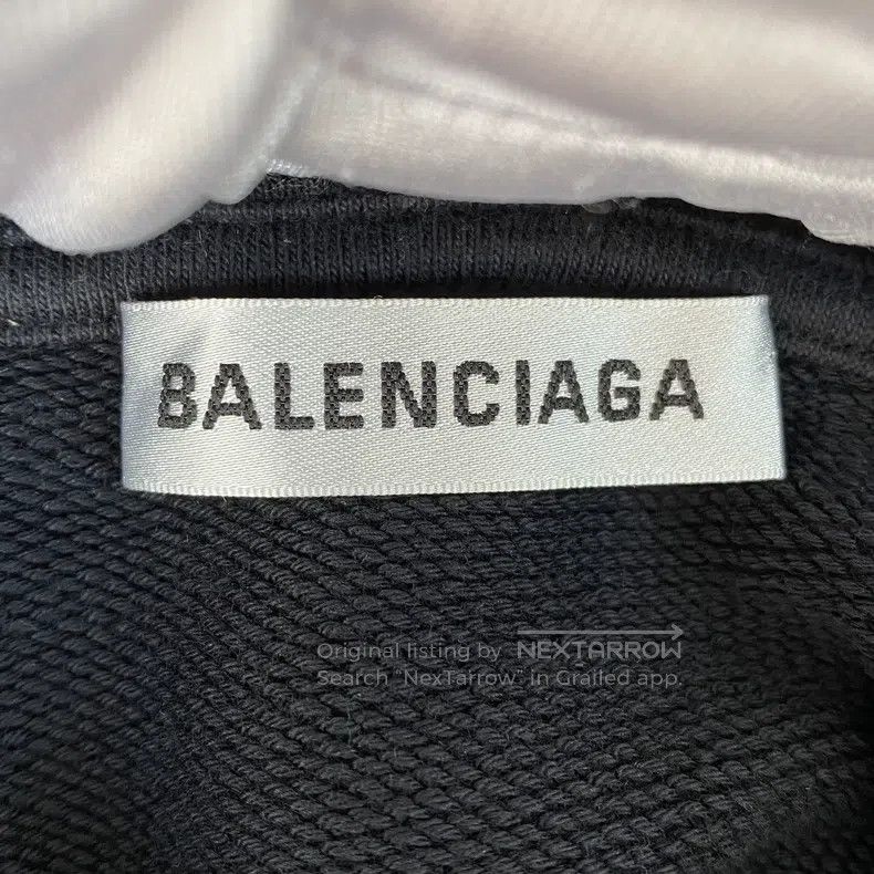 Balenciaga Balenciaga Black Letter Logo Hoodie Size US XS / EU 42 / 0 - 7 Thumbnail