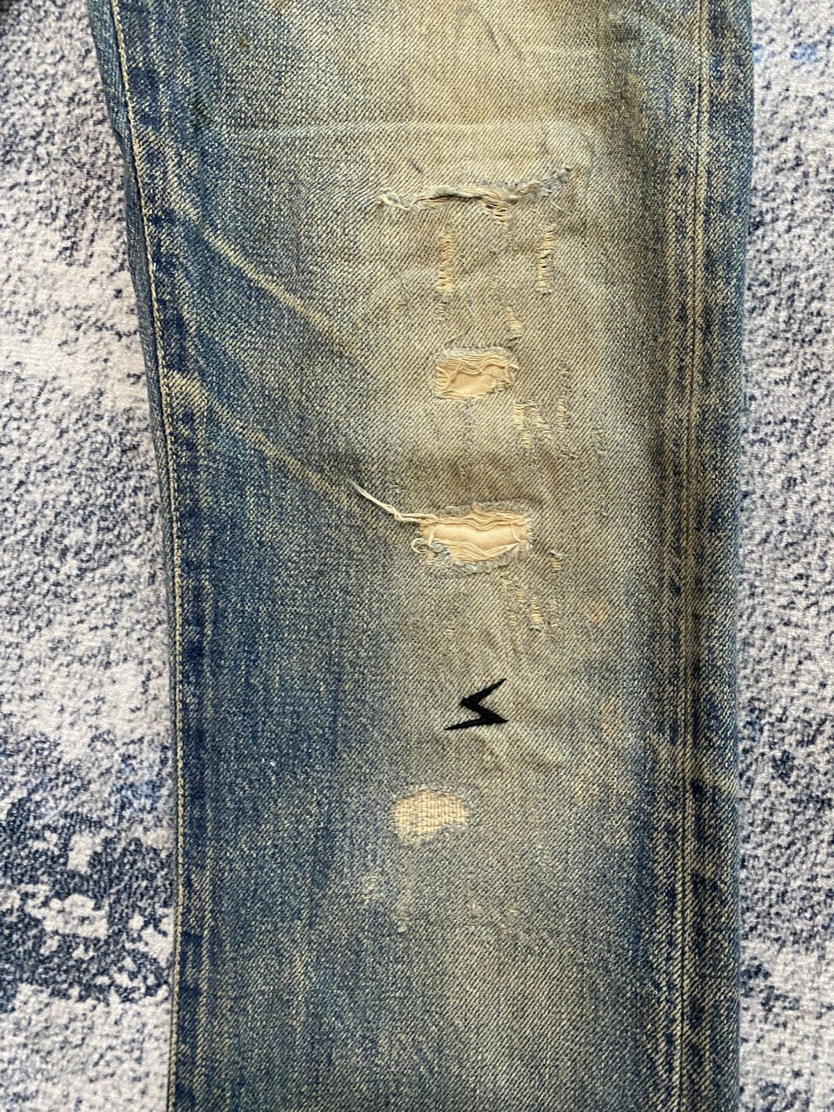 Undercover Undercover distressed with poem jeans Size US 30 / EU 46 - 18 Thumbnail
