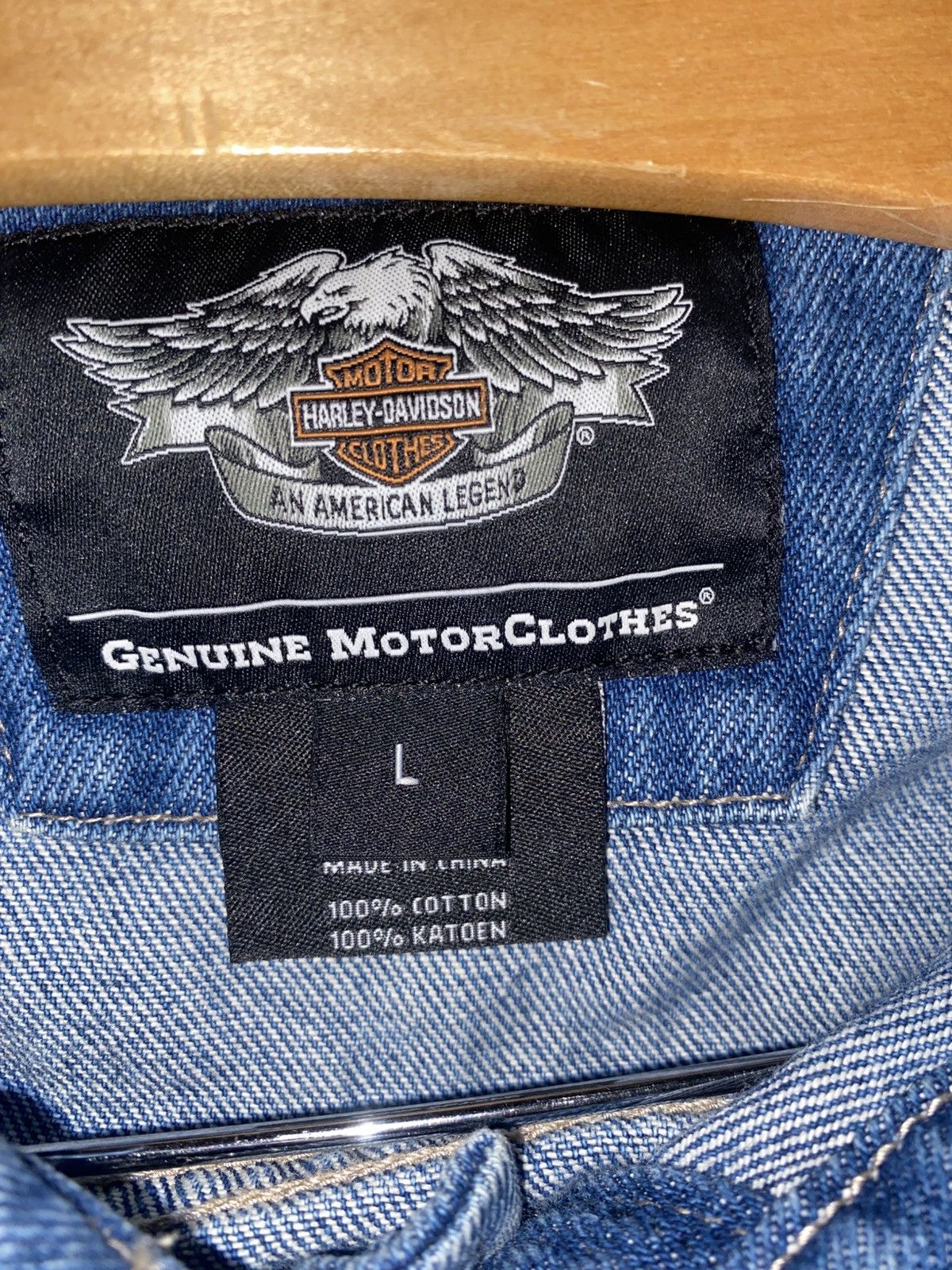 Harley Davidson Harley Davidson denim jacket Size US L / EU 52-54 / 3 - 3 Thumbnail