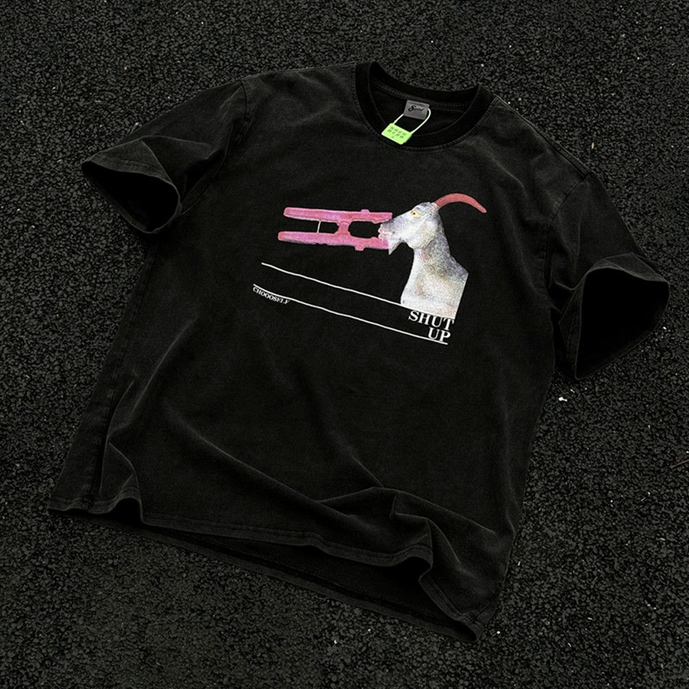 Japanese Brand × Vintage GOAT Graphic Vintage Tee Size US L / EU 52-54 / 3 - 1 Thumbnail