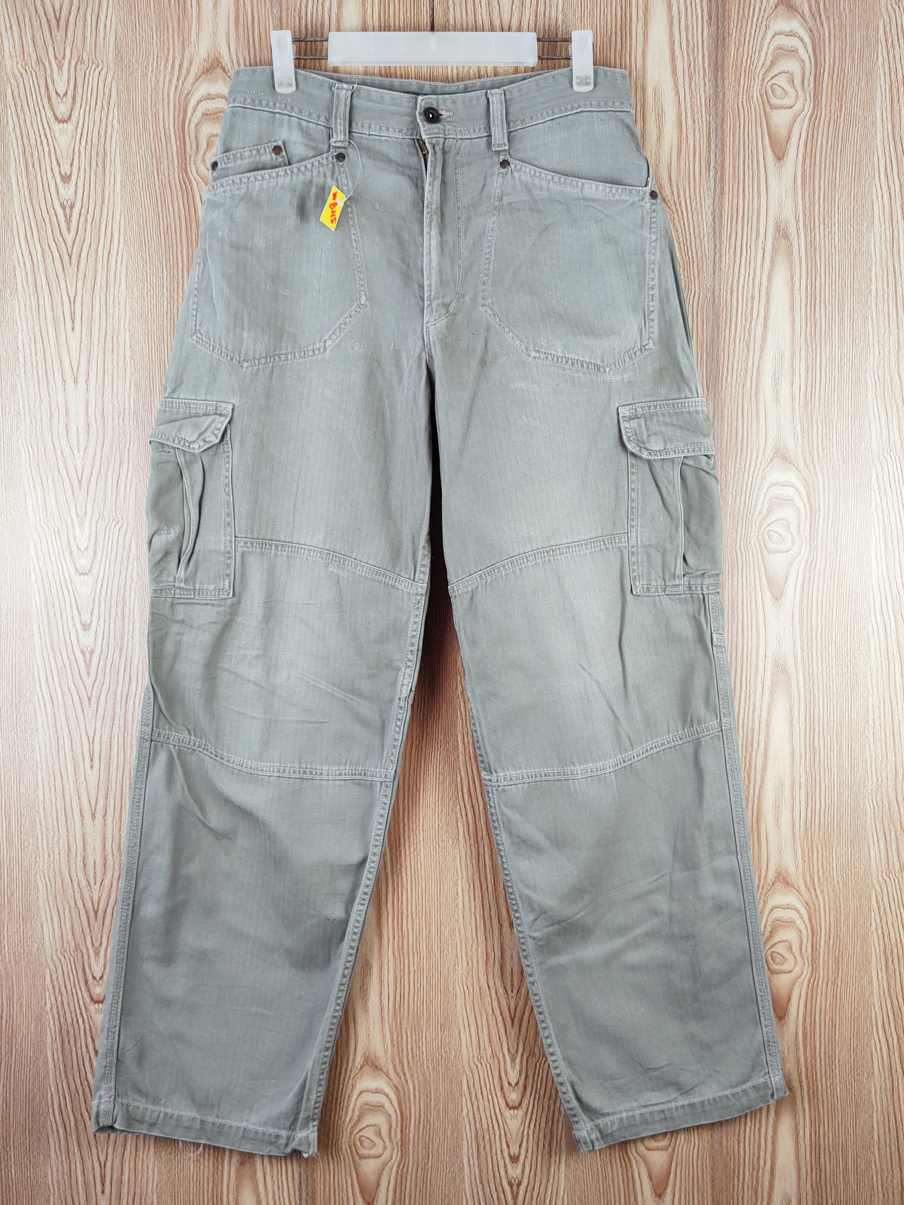 Evenriver Green Faded Multipocket Tactical Cargo Pants #W845