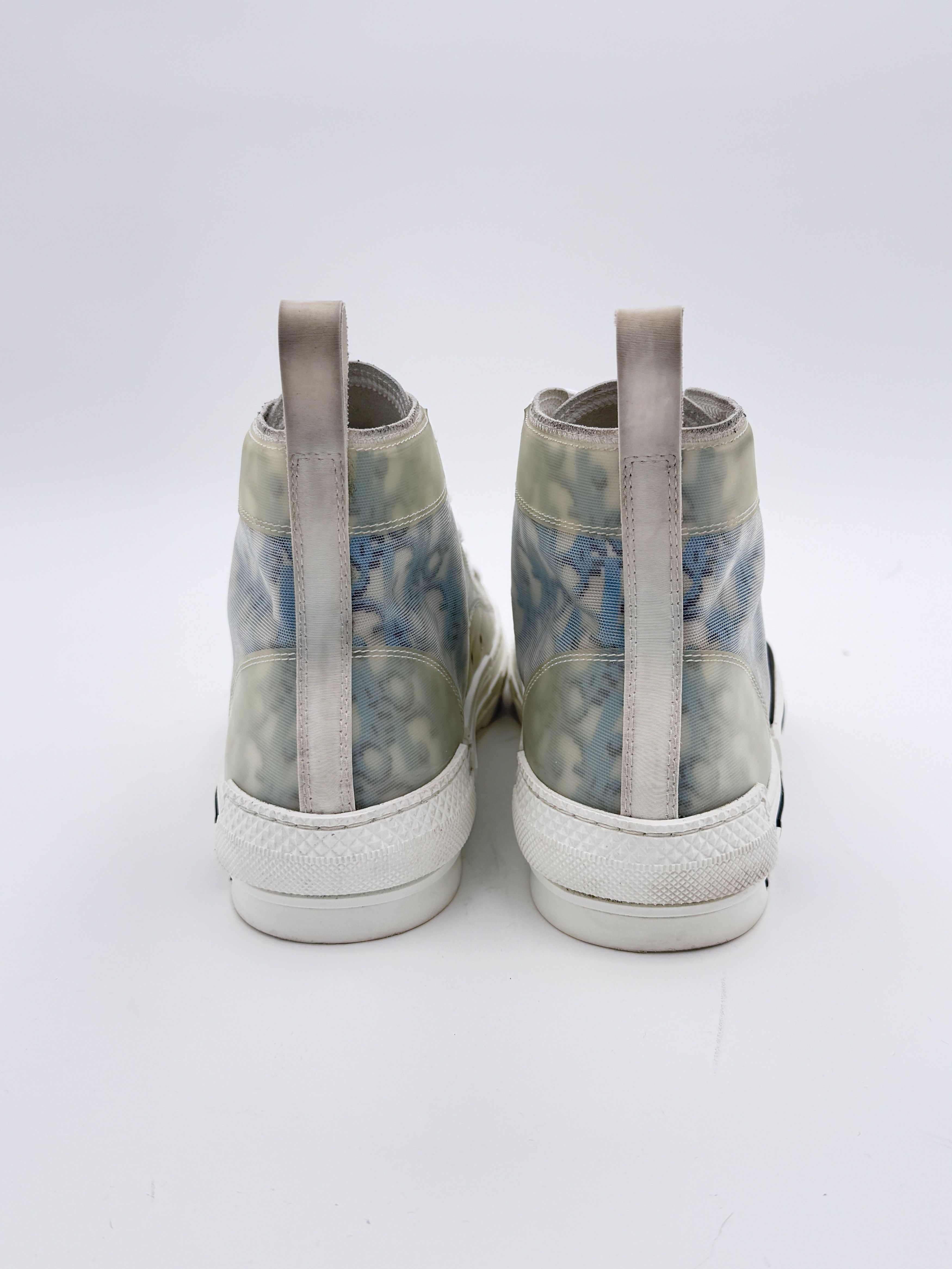 Dior Dior B23 High Sneaker Transparent Blue Oblique Size US 8 / EU 41 - 3 Thumbnail