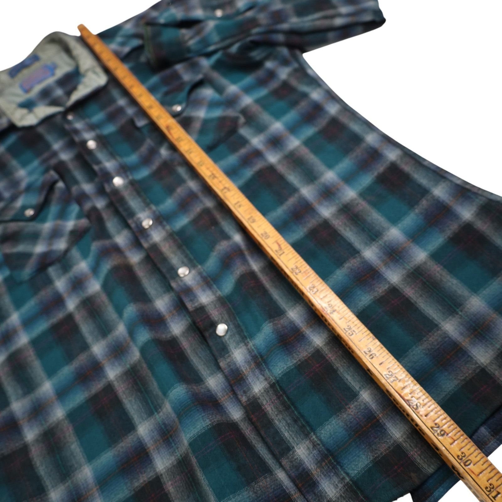 Pendleton × Vintage VTG Pendleton High Grade Western Wear Shadow Snap Shirt Size US XL / EU 56 / 4 - 10 Thumbnail