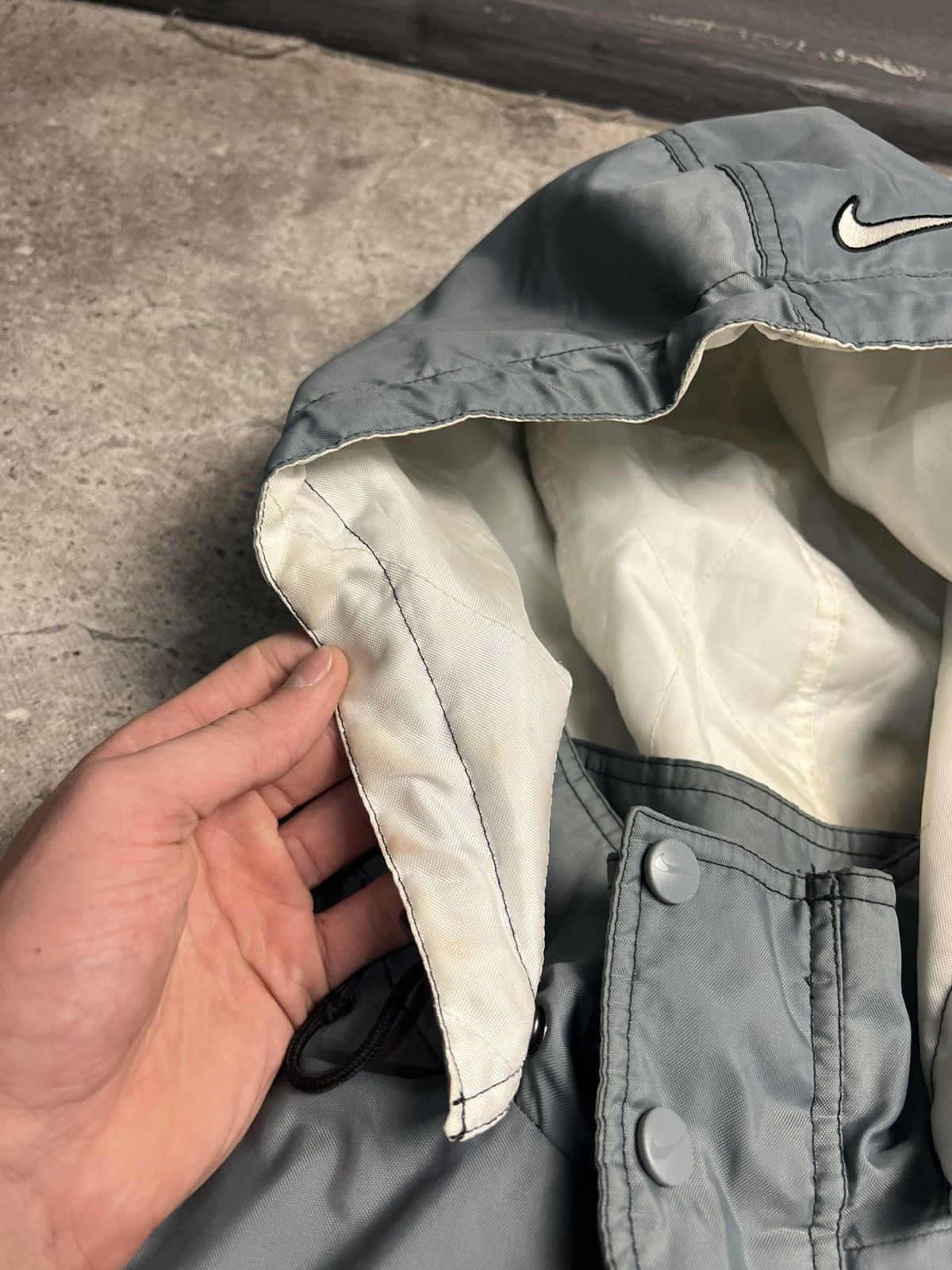 Nike Vintage Nike Puffer Jacket Big Logo 90s Very Rare Size US XL / EU 56 / 4 - 9 Thumbnail