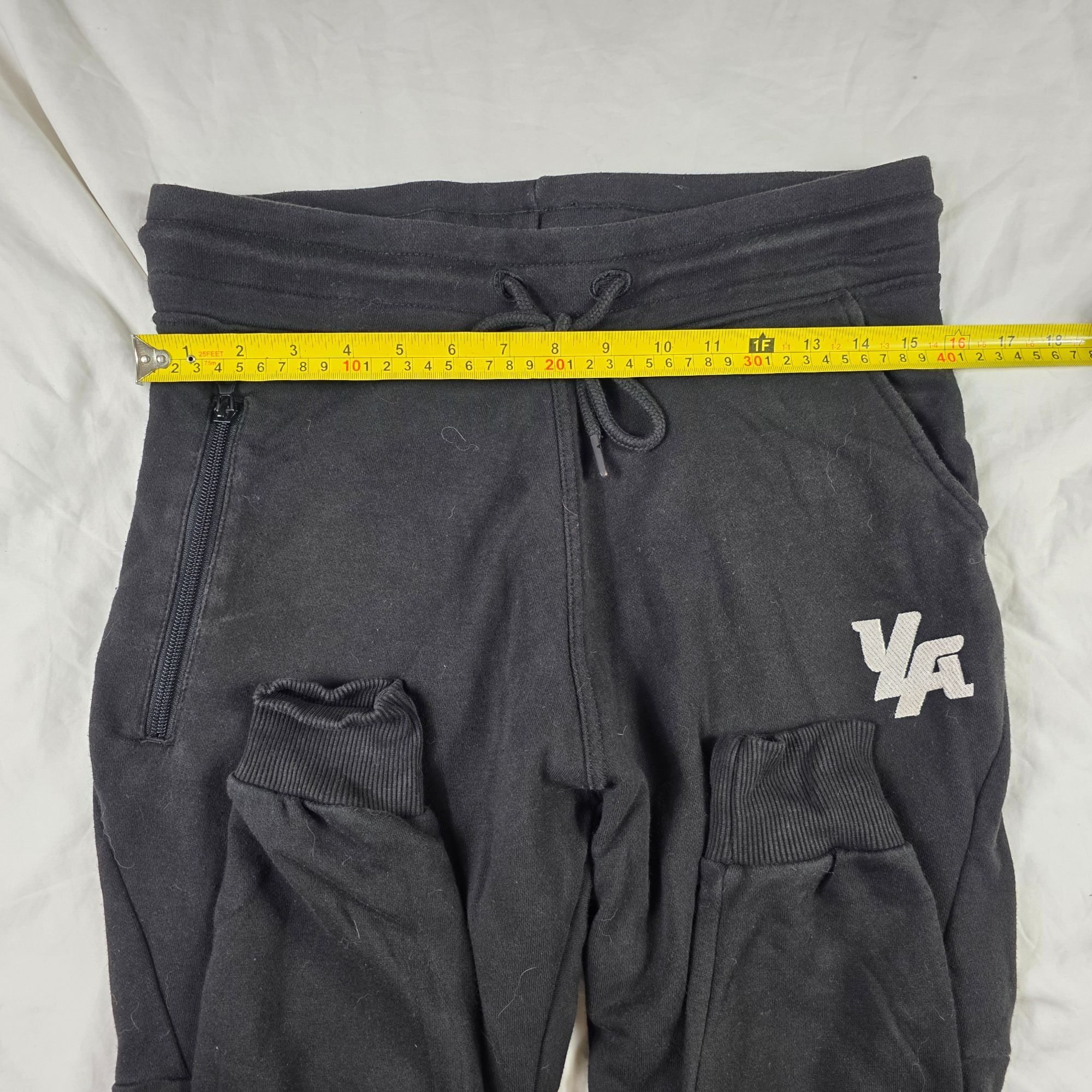 YoungLA YoungLA Mens Medium Black Joggers Sweatpants Lightweight Com Size US 30 / EU 46 - 8 Thumbnail