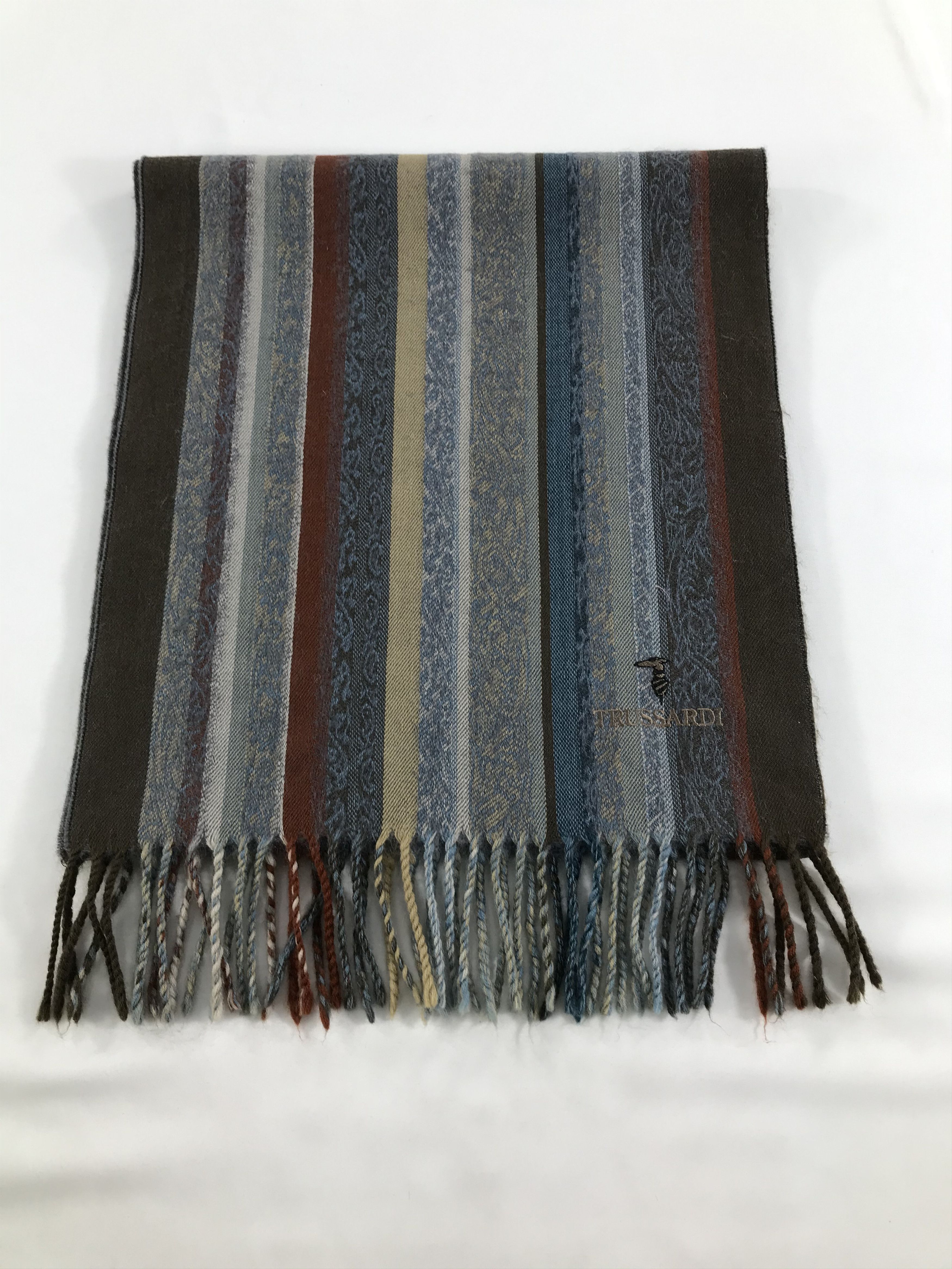 Trussardi Trussardi Wool Scarf Muffler V143 Size ONE SIZE - 2 Thumbnail