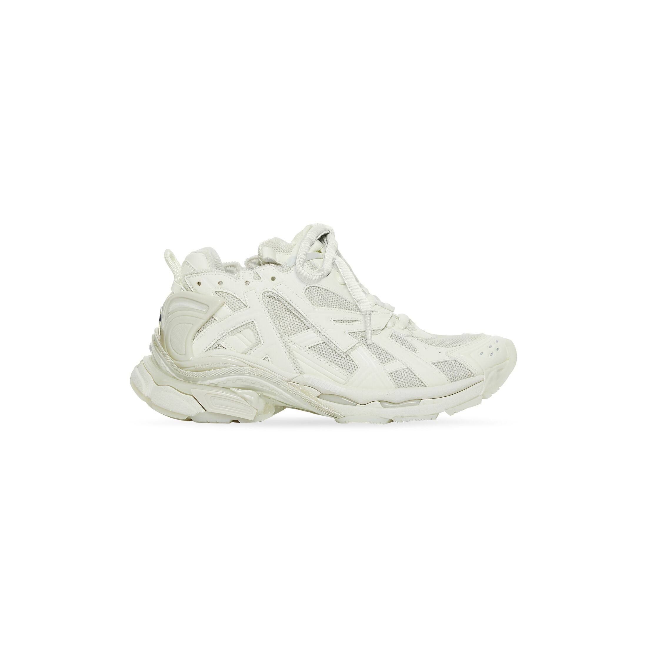 image of Balenciaga O1La1Rc1A1023 Runner Sneakers Glow In The Dark In White, Men's (Size 9)