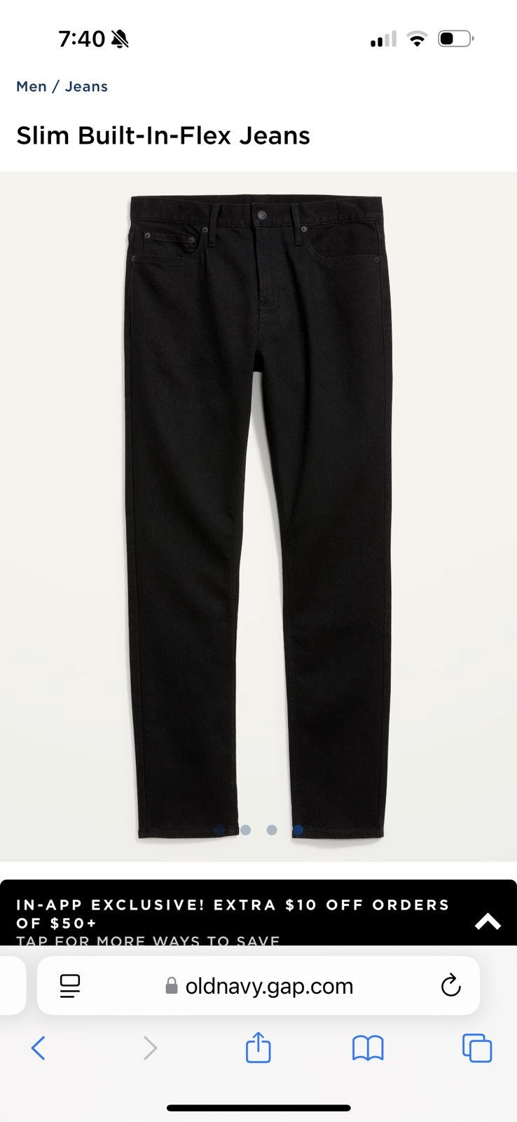 Old Navy Old navy Slim Built-In-Flex Jeans Size US 36 / EU 52 - 12 Thumbnail