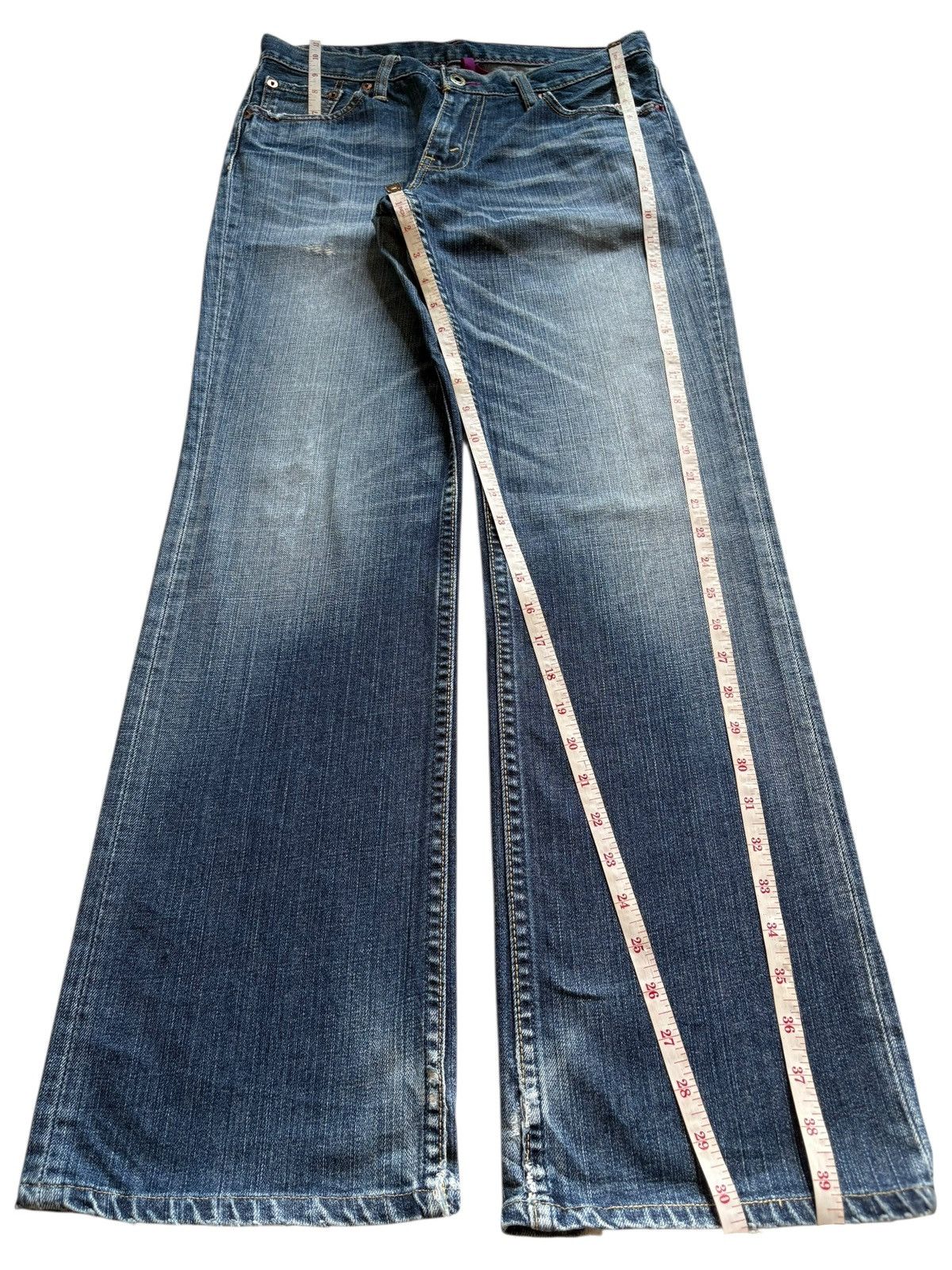 Levi's Vintage 90s Levis 507 Faded Wash Distressed Flare Jeans Size US 31 - 13 Thumbnail