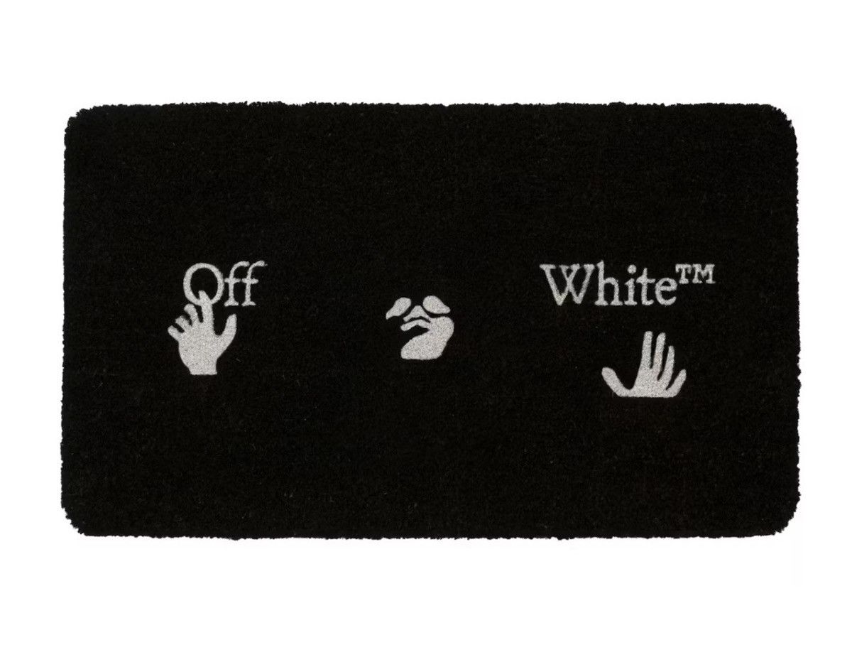Off-White Off-White Doormat swimming man logo black rare Size ONE SIZE - 1 Thumbnail