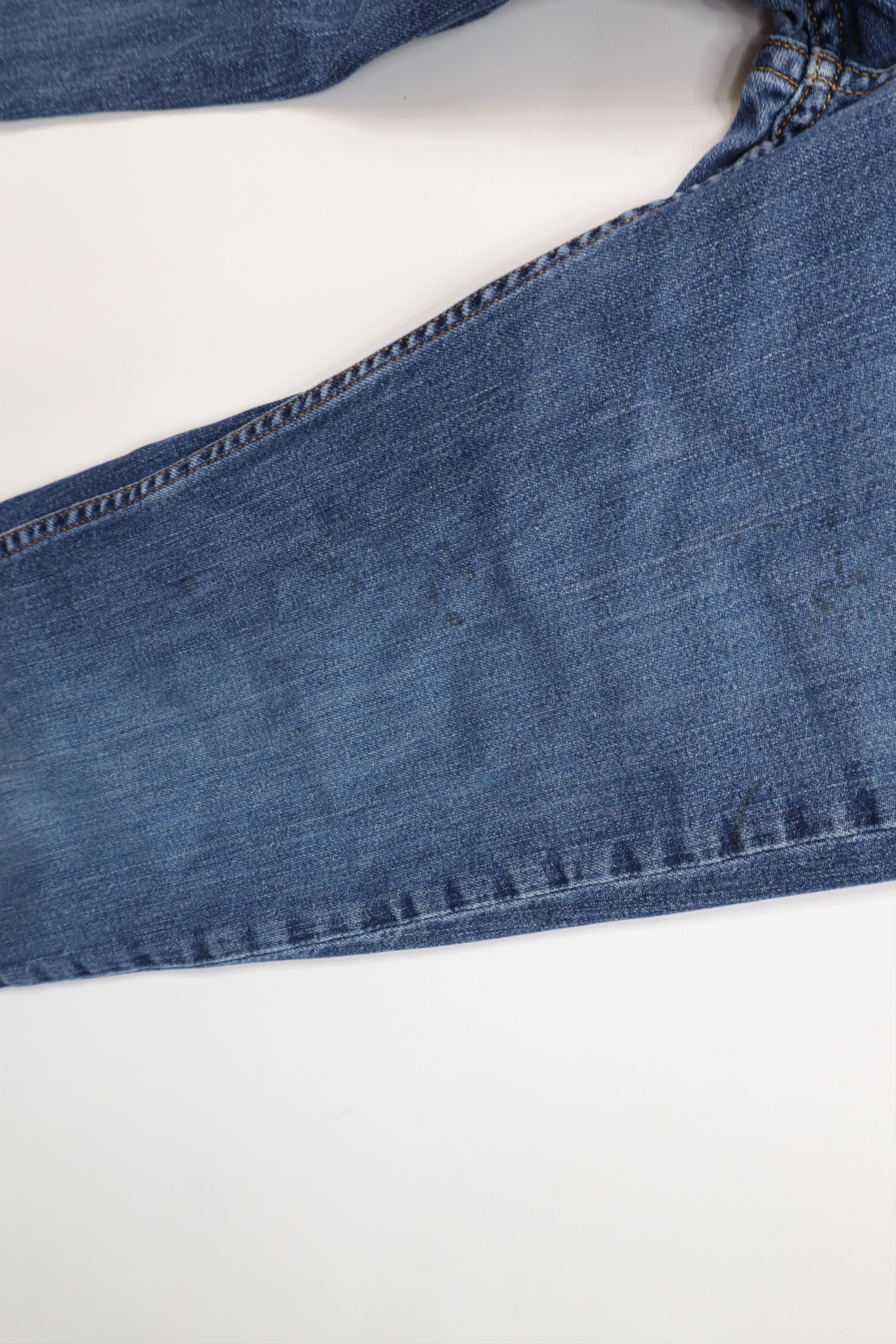 Levi's Vintage Y2K Levis 514 Straight Leg Denim Jeans Blue Cotton Size US 32 / EU 48 - 6 Thumbnail