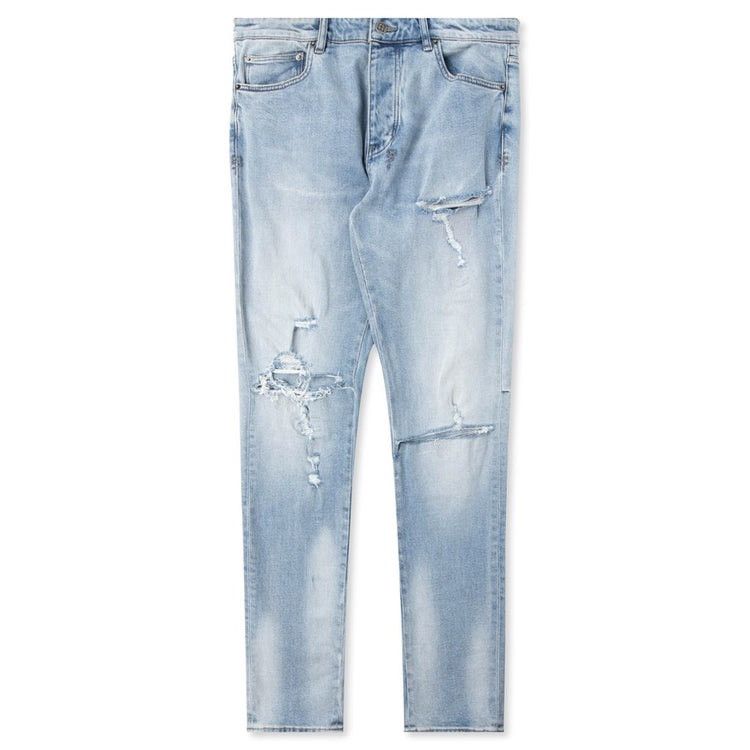 Ksubi Ksubi Chitch Punk Blue Thrashed Skinny Jeans Size 31 Size US 31 - 2 Thumbnail