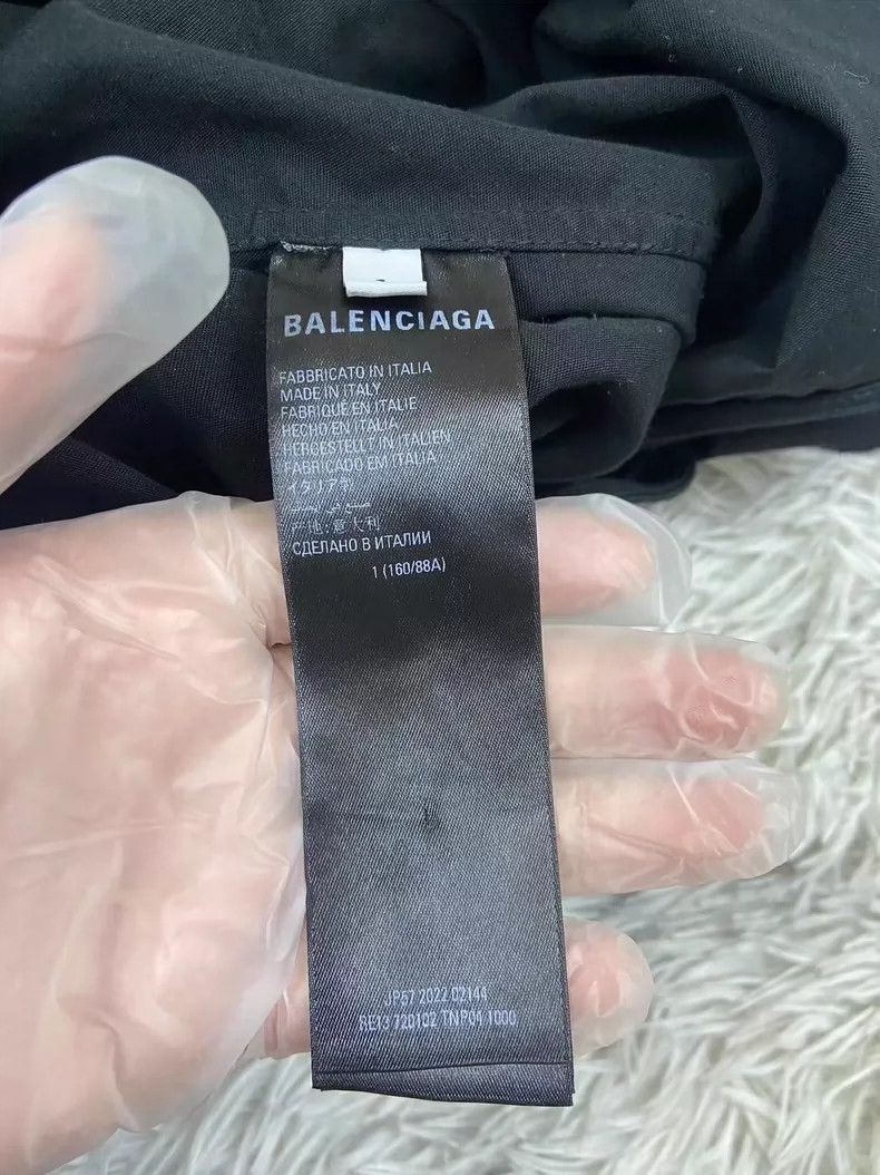 Balenciaga Balenciaga Button lapel drawstring shirt skirt trench coat Size S / US 4 / IT 40 - 5 Thumbnail