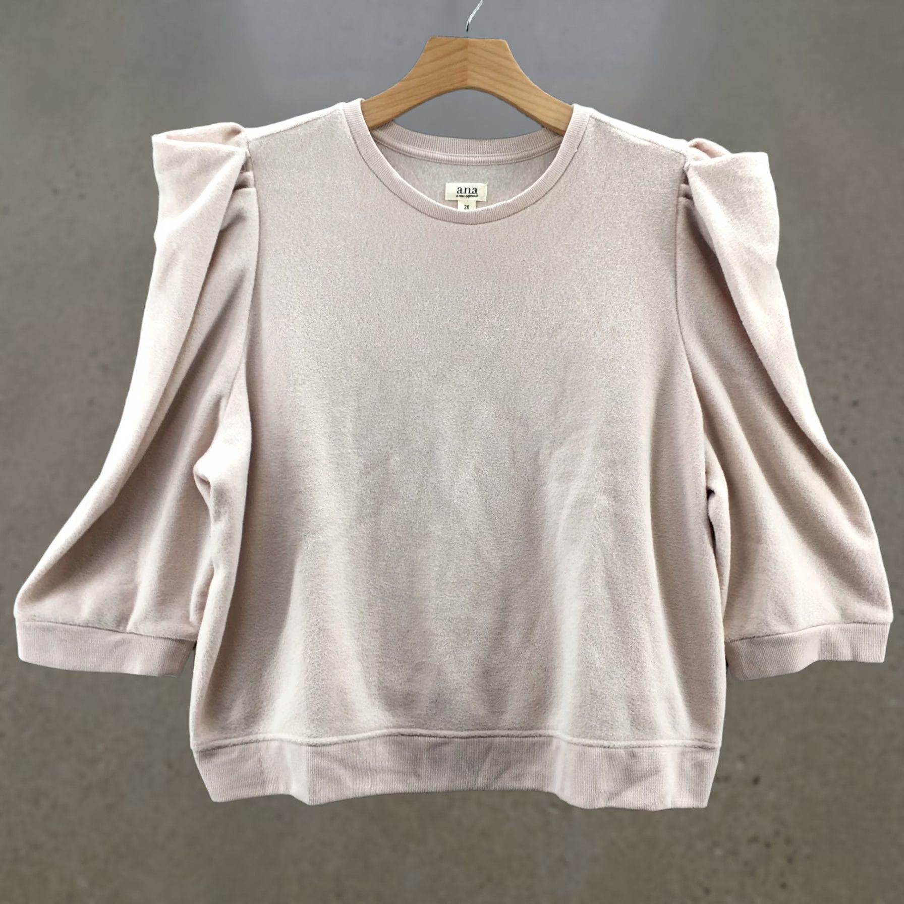 Pinko ANA A New Approach Sweatshirt Womens 2X Pink Crew Neck Pullover Puff Sleeve NEW Size XXL / US 16-18 / IT 52-54 - 1 Thumbnail