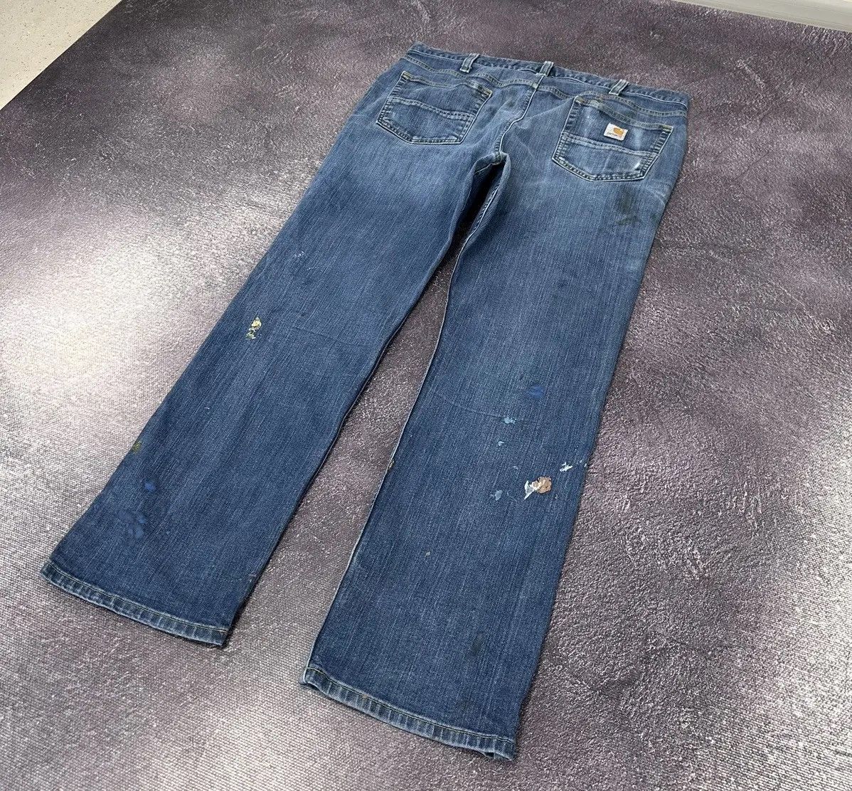Carhartt × Vintage Vintage Carhartt Relaxed Fit Blue Denim American Hype Jeans Size US 38 / EU 54 - 4 Thumbnail