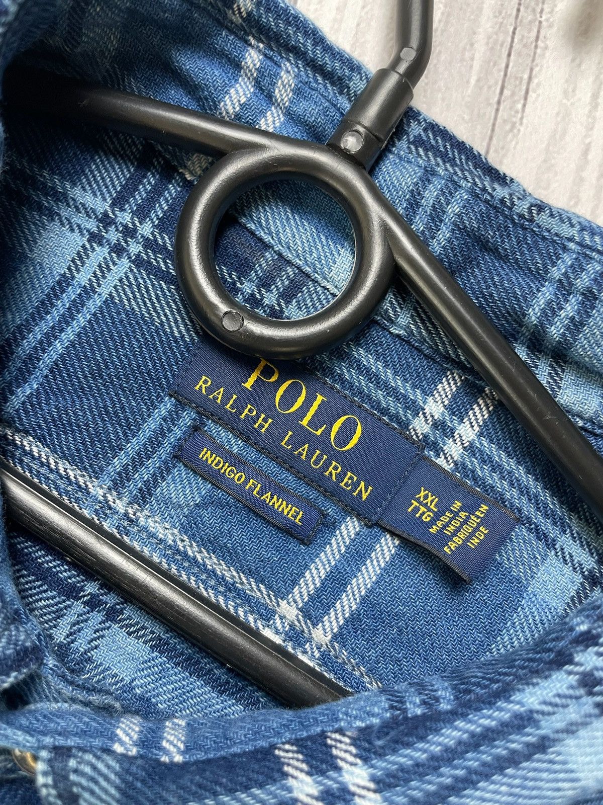 Polo Ralph Lauren Vintage polo Ralph Lauren plaid blue shirt size XXL Size US XXL / EU 58 / 5 - 3 Thumbnail